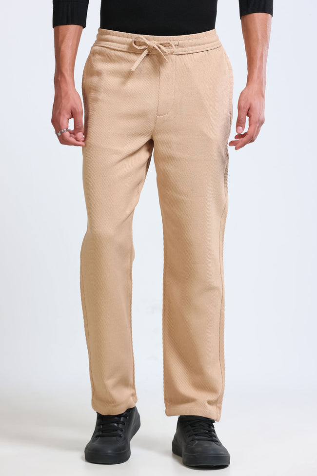 Men Beige Everyday Trousers