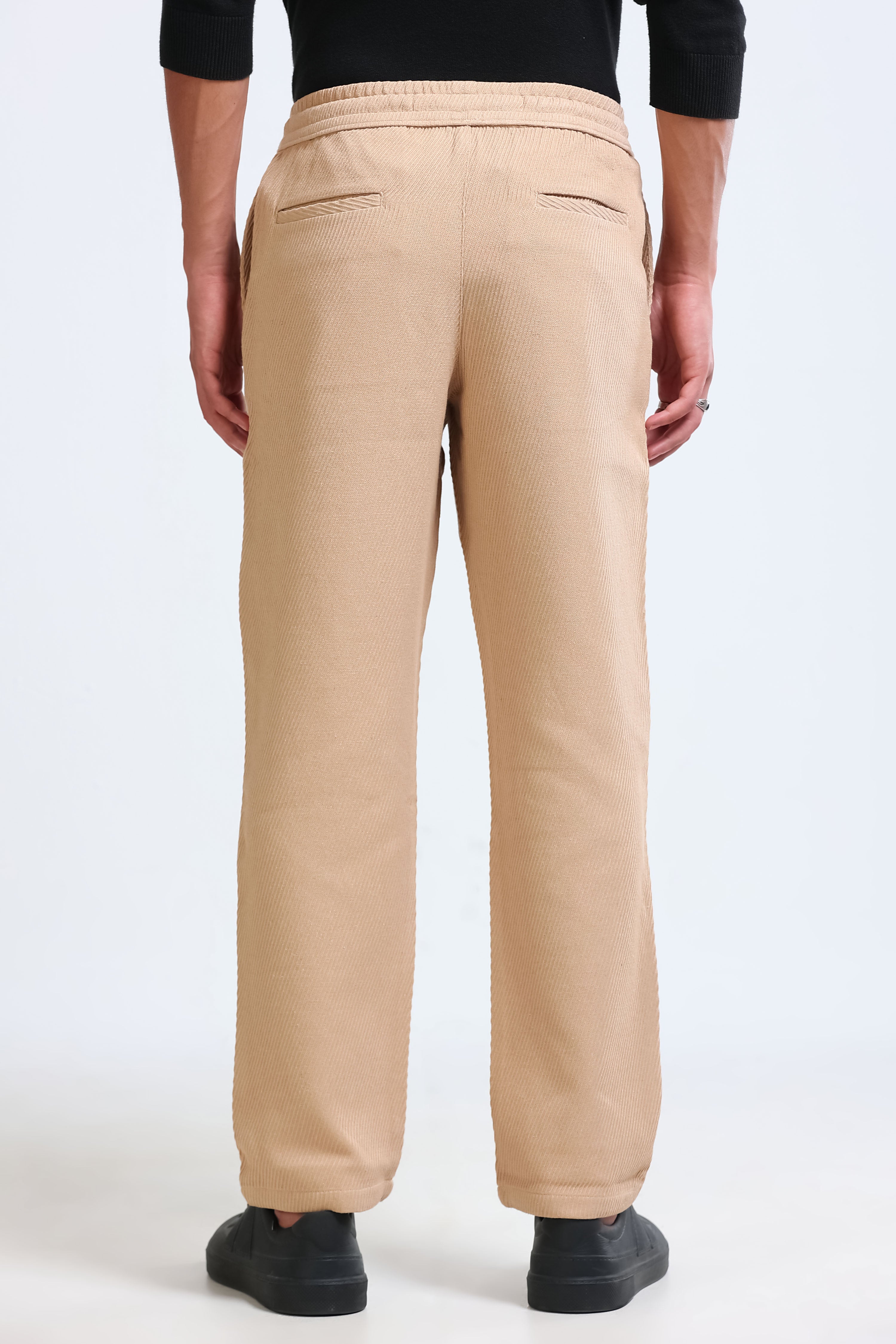 Men Beige Everyday Trousers