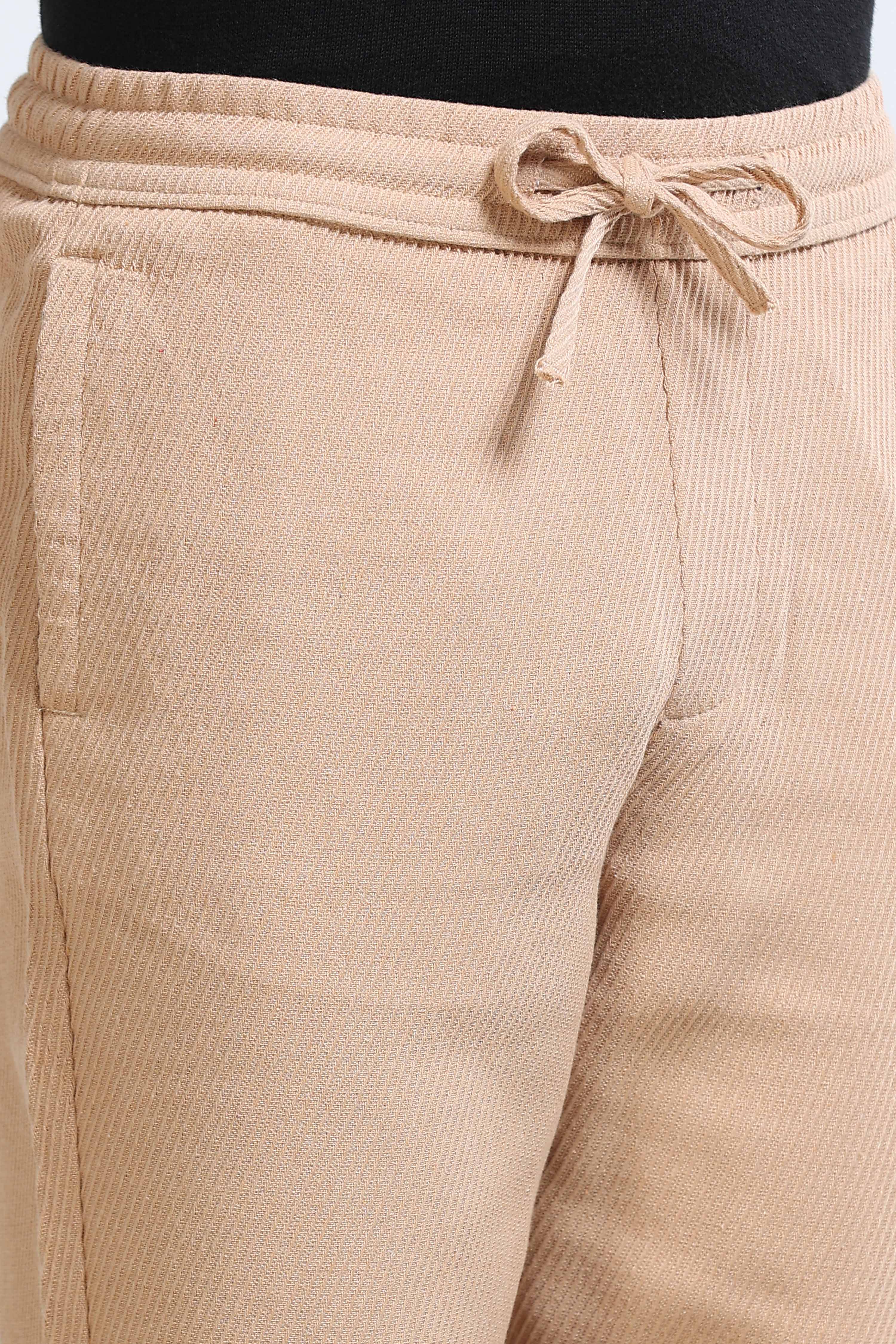 Men Beige Everyday Trousers