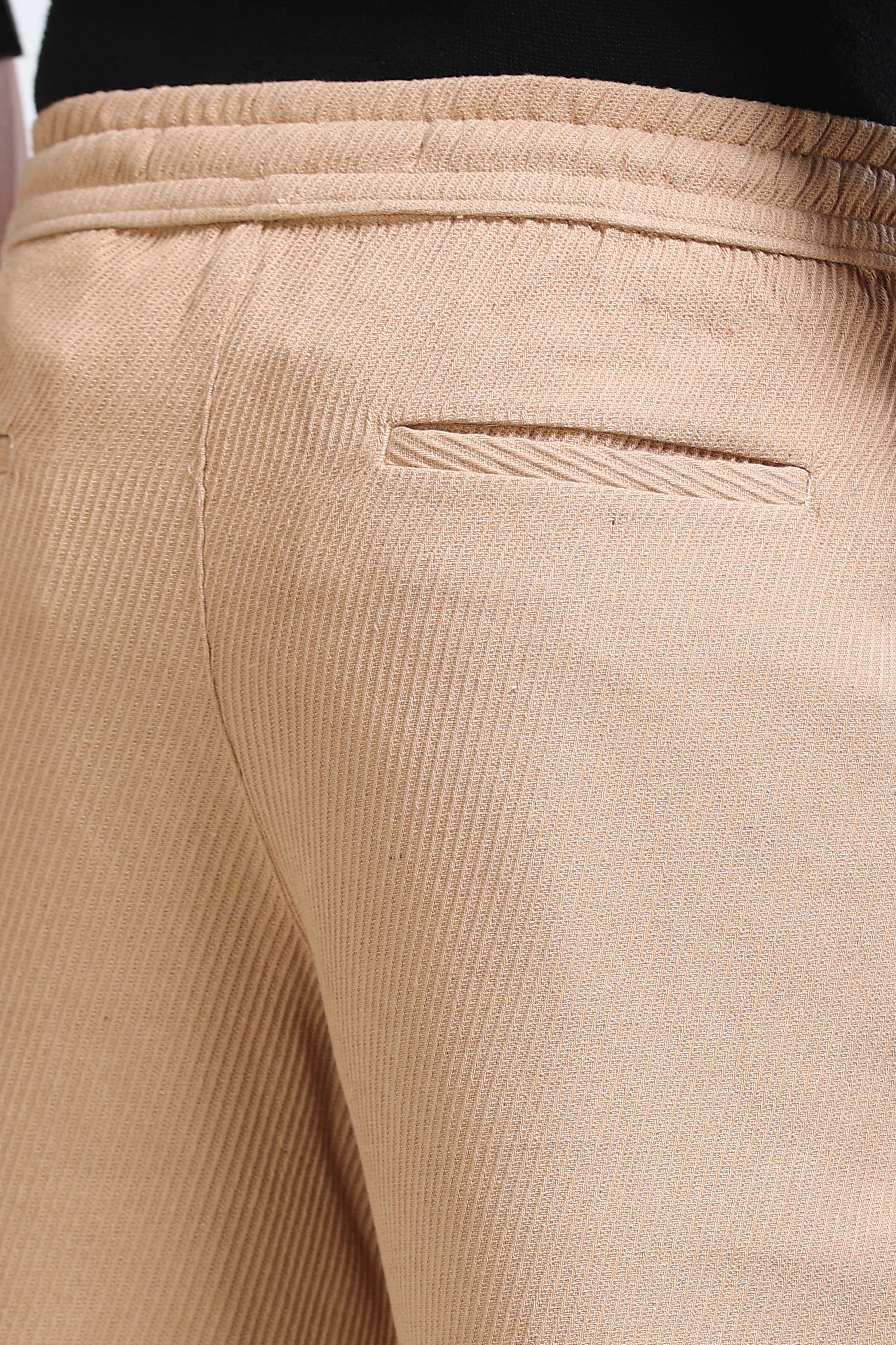 Men Beige Everyday Trousers