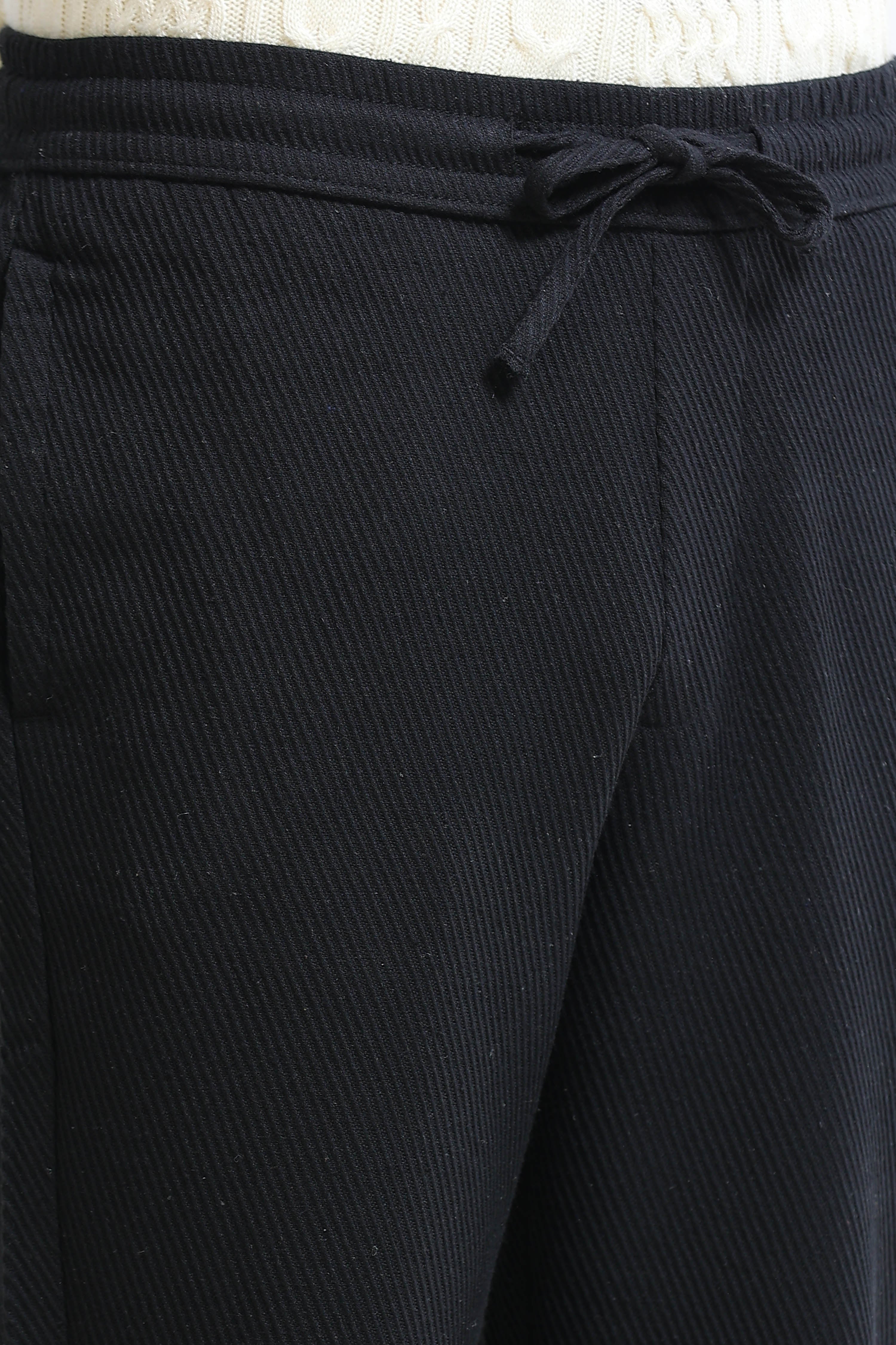 Men Black Everyday Trousers