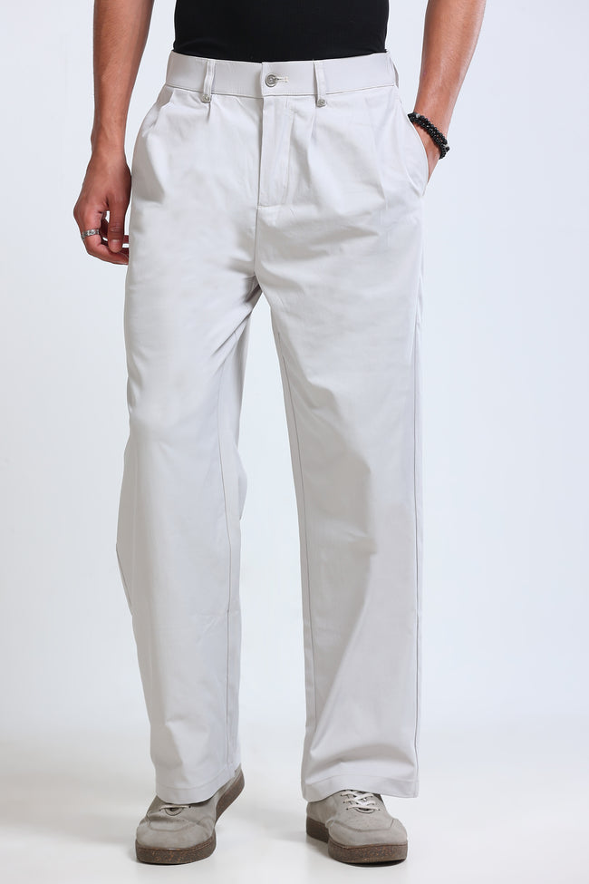 Men Off White Casual Pants