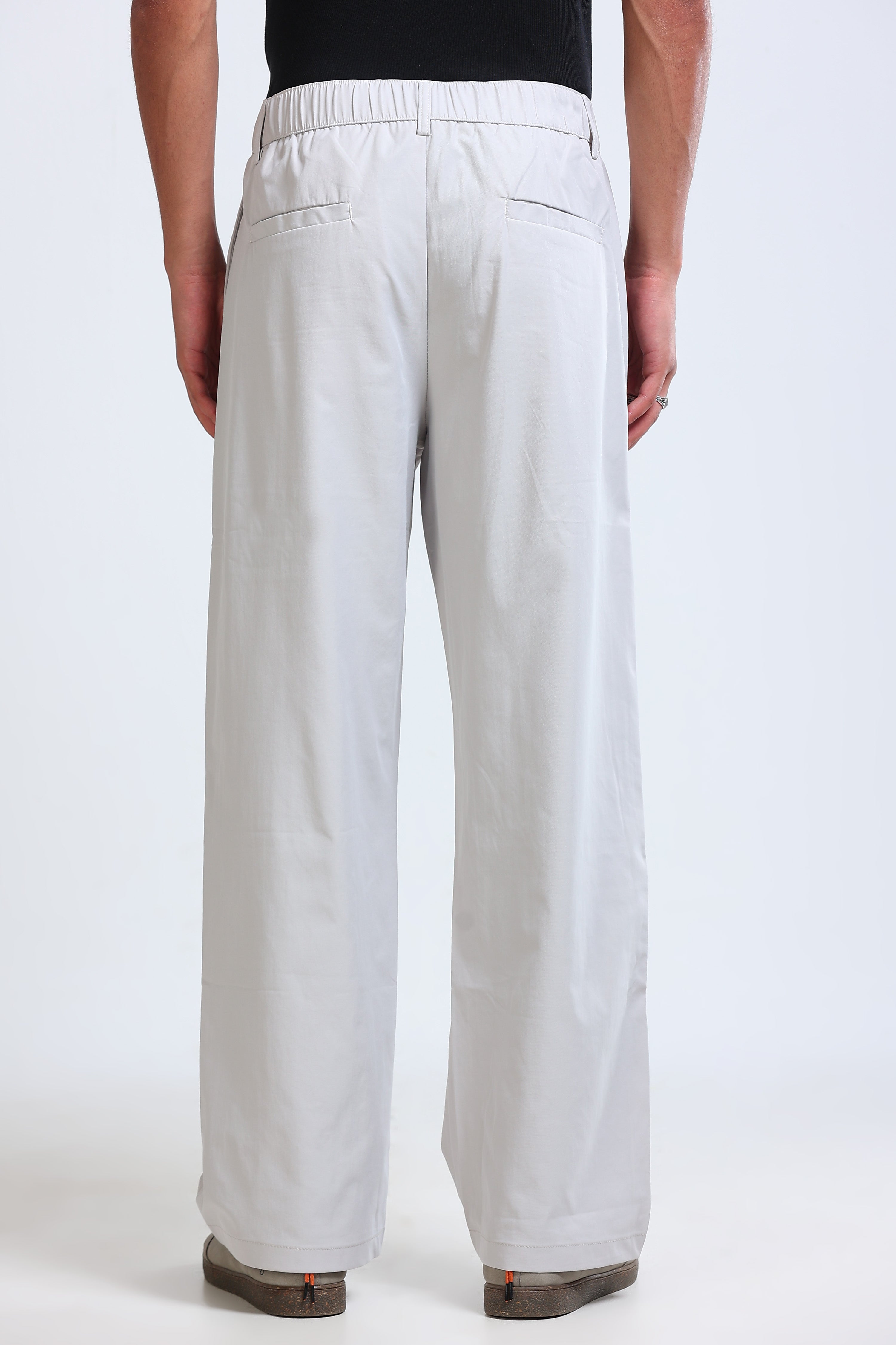Men Off White Casual Pants