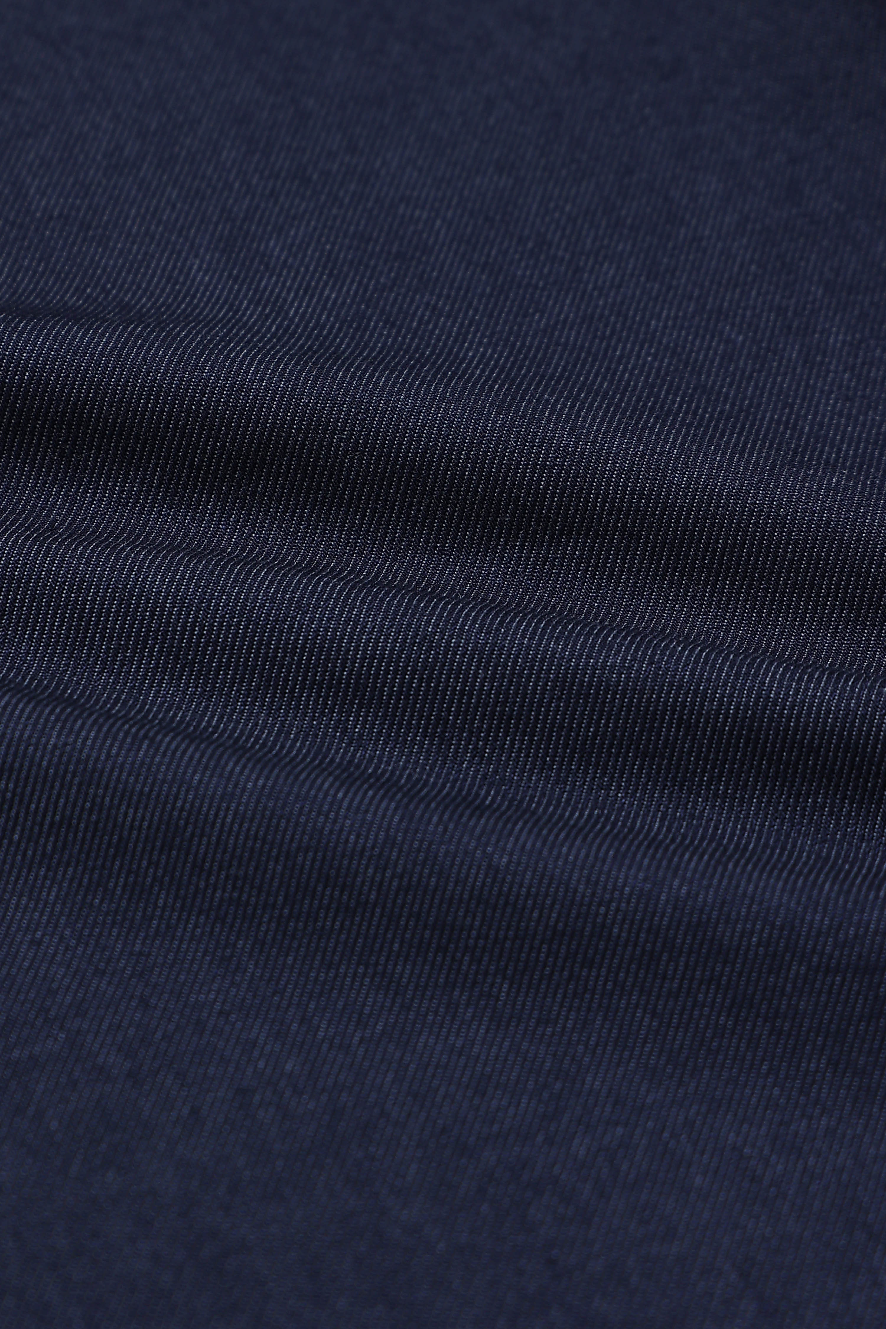 Men Blue Casual Trousers