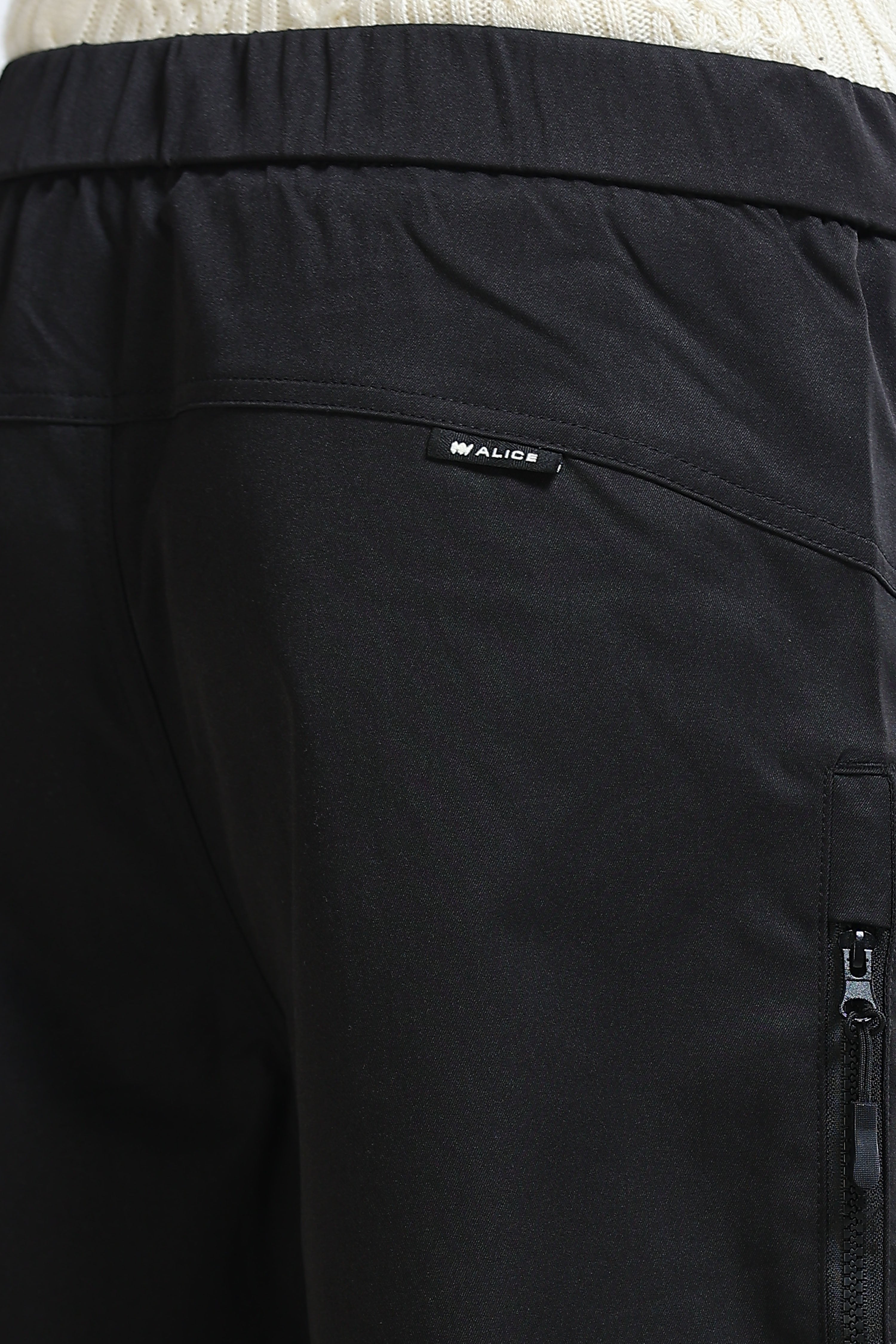 Men Black Cargo Pants