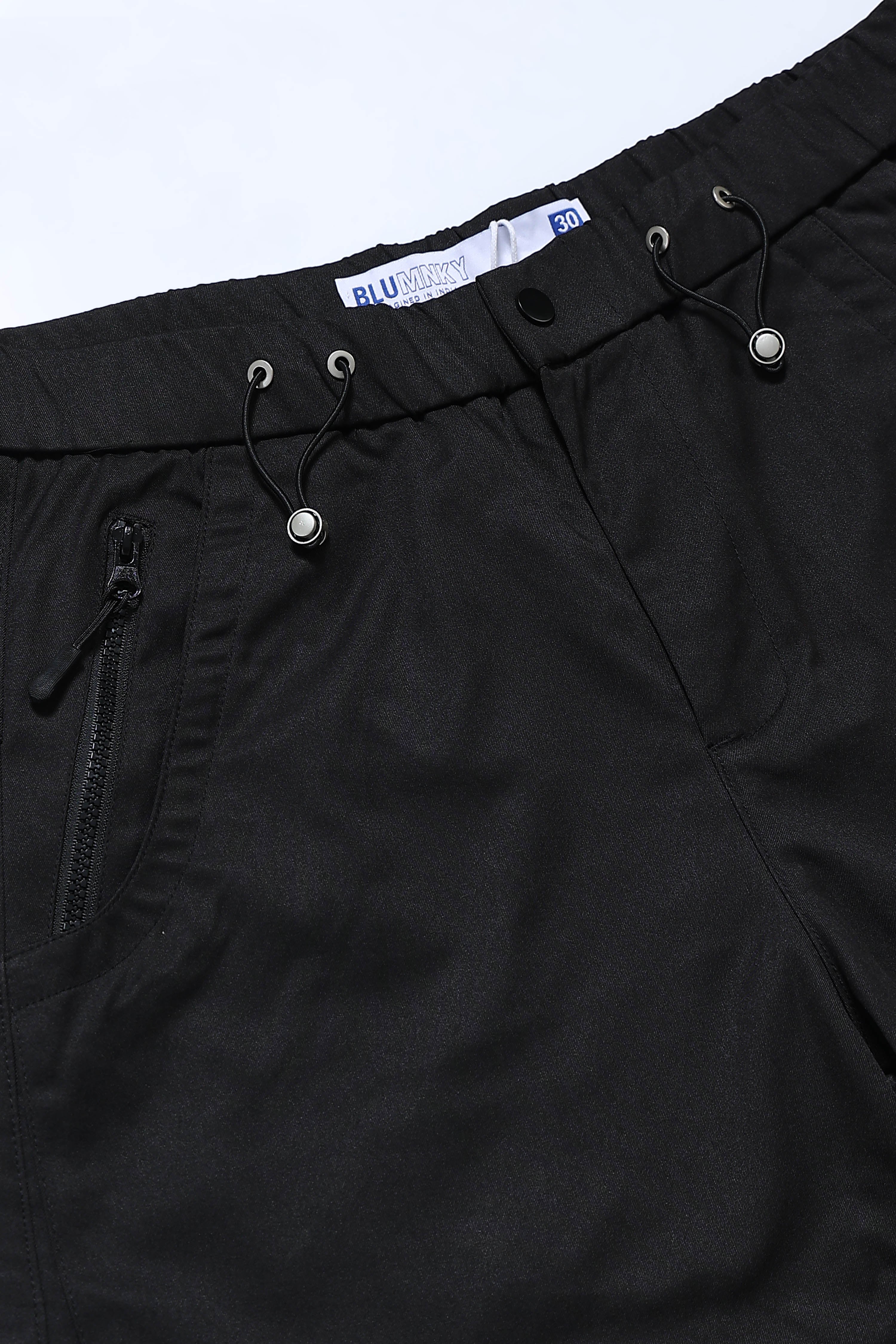 Men Black Cargo Pants