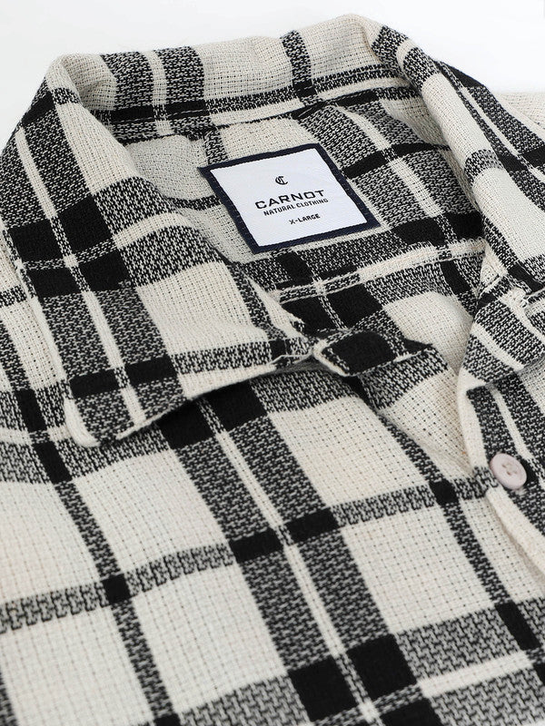 Men Beige Casual Shirt