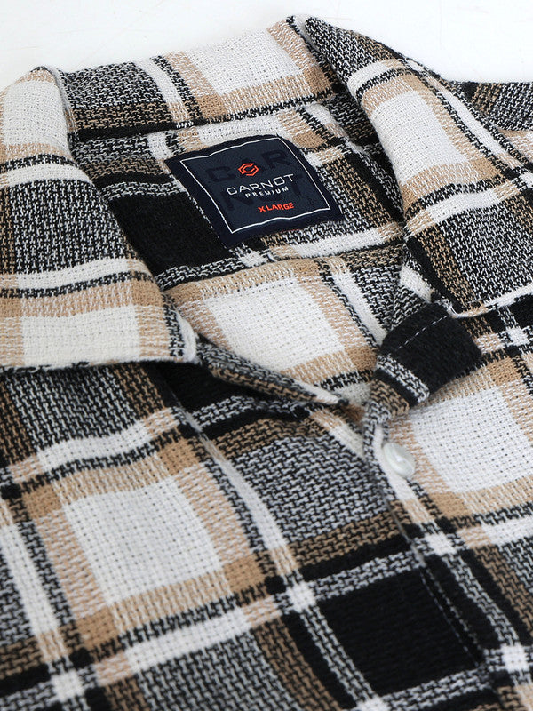 Men Beige Casual Shirt