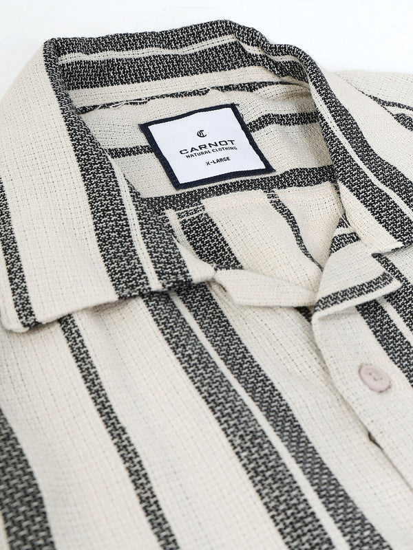 Men Beige Casual Shirt