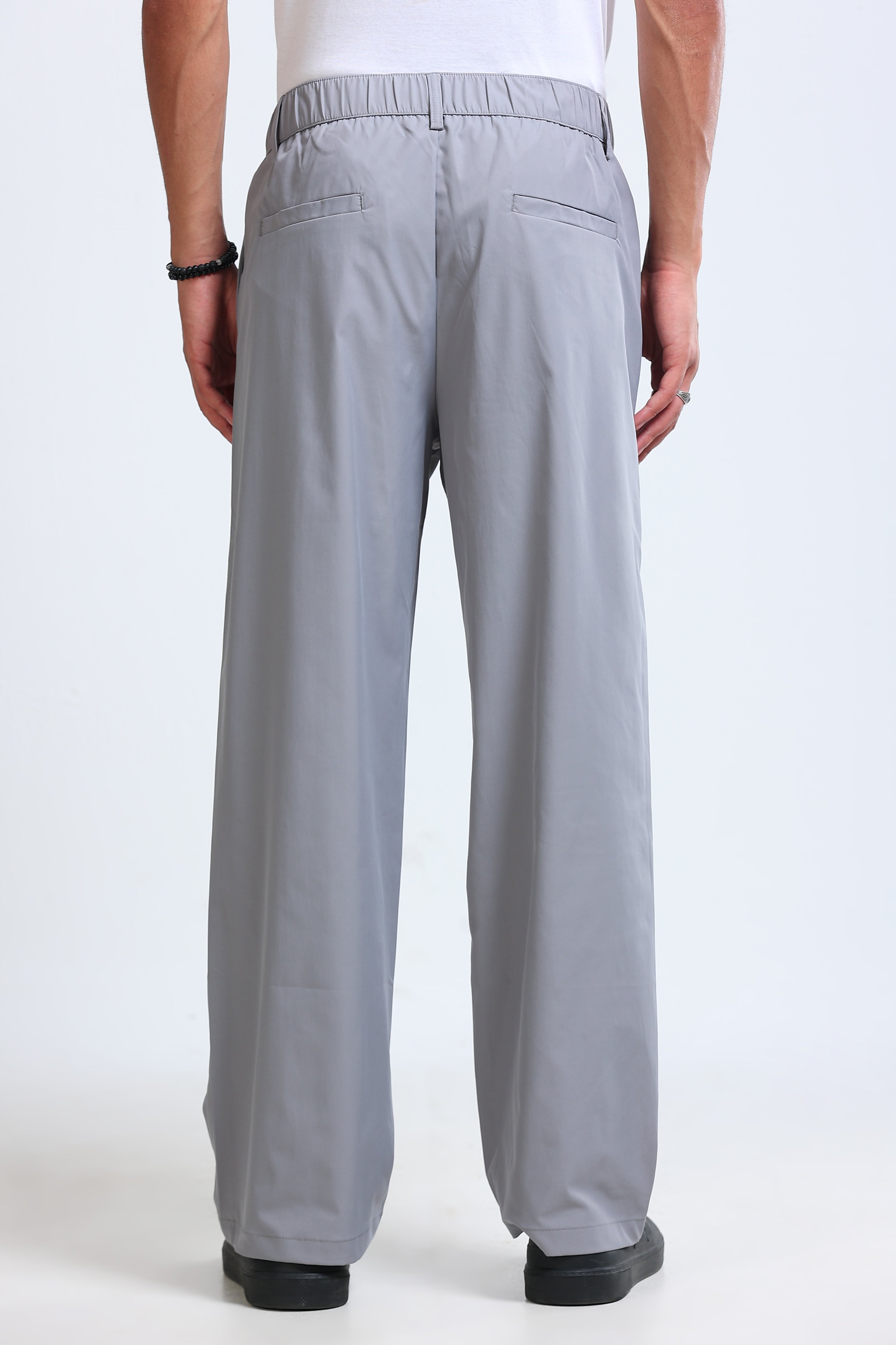 Men Grey Casual Pants