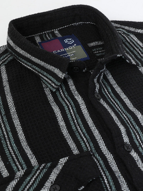 Men Black Casual Shirt
