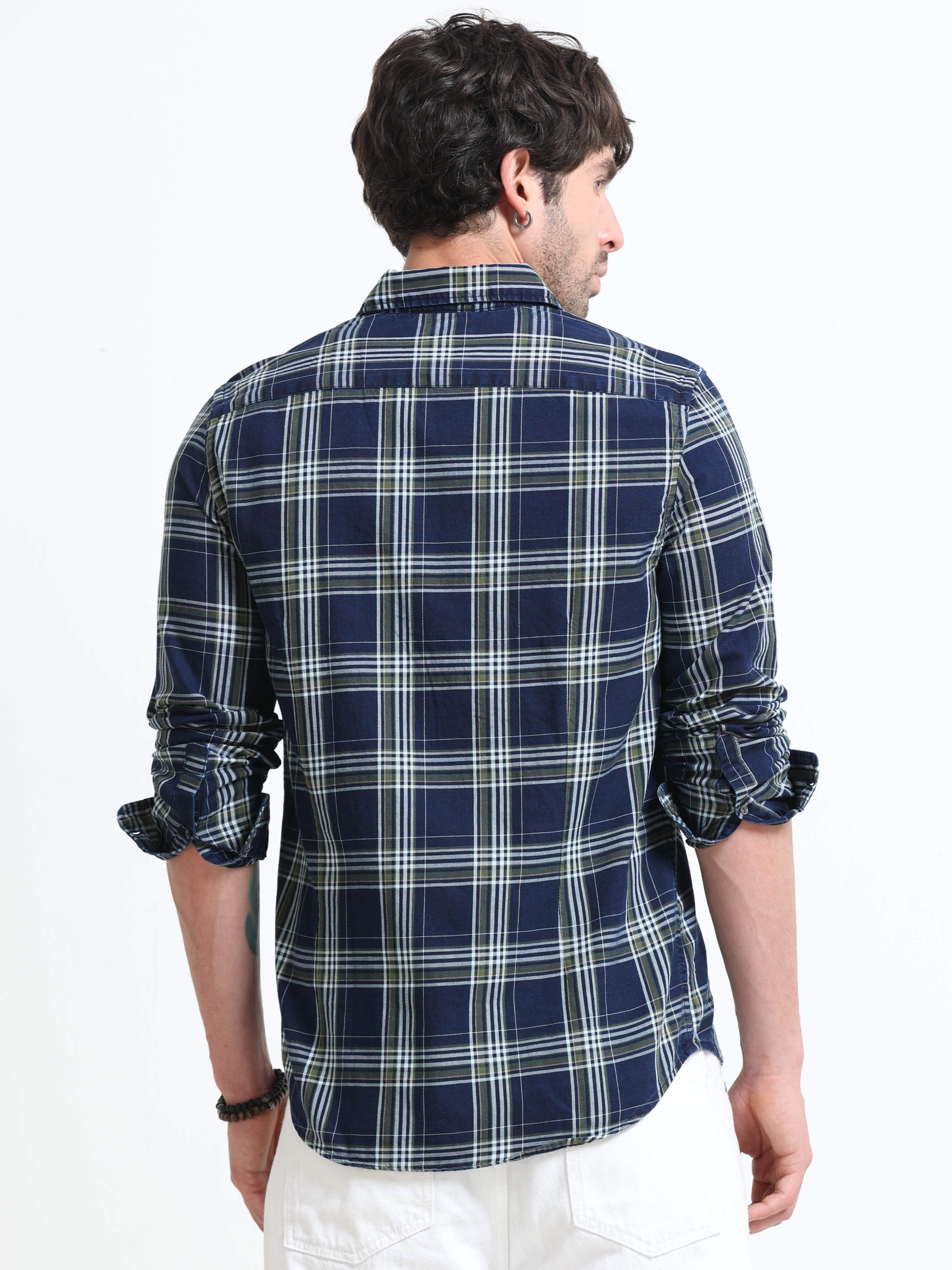 Men Carol Check Shirt