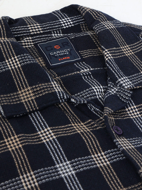 Men Blue Casual Shirt