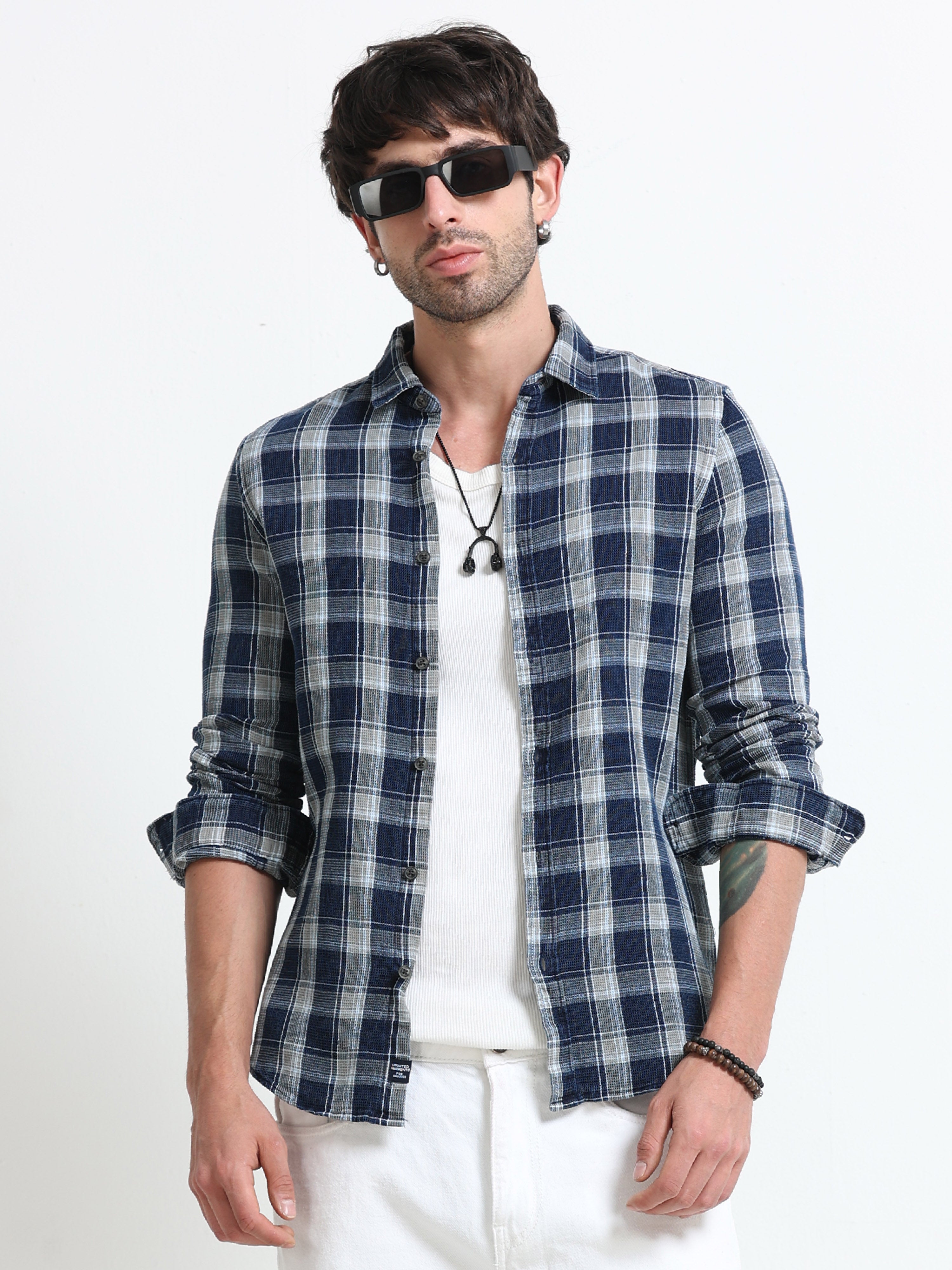 Men Astonish Check Shirt