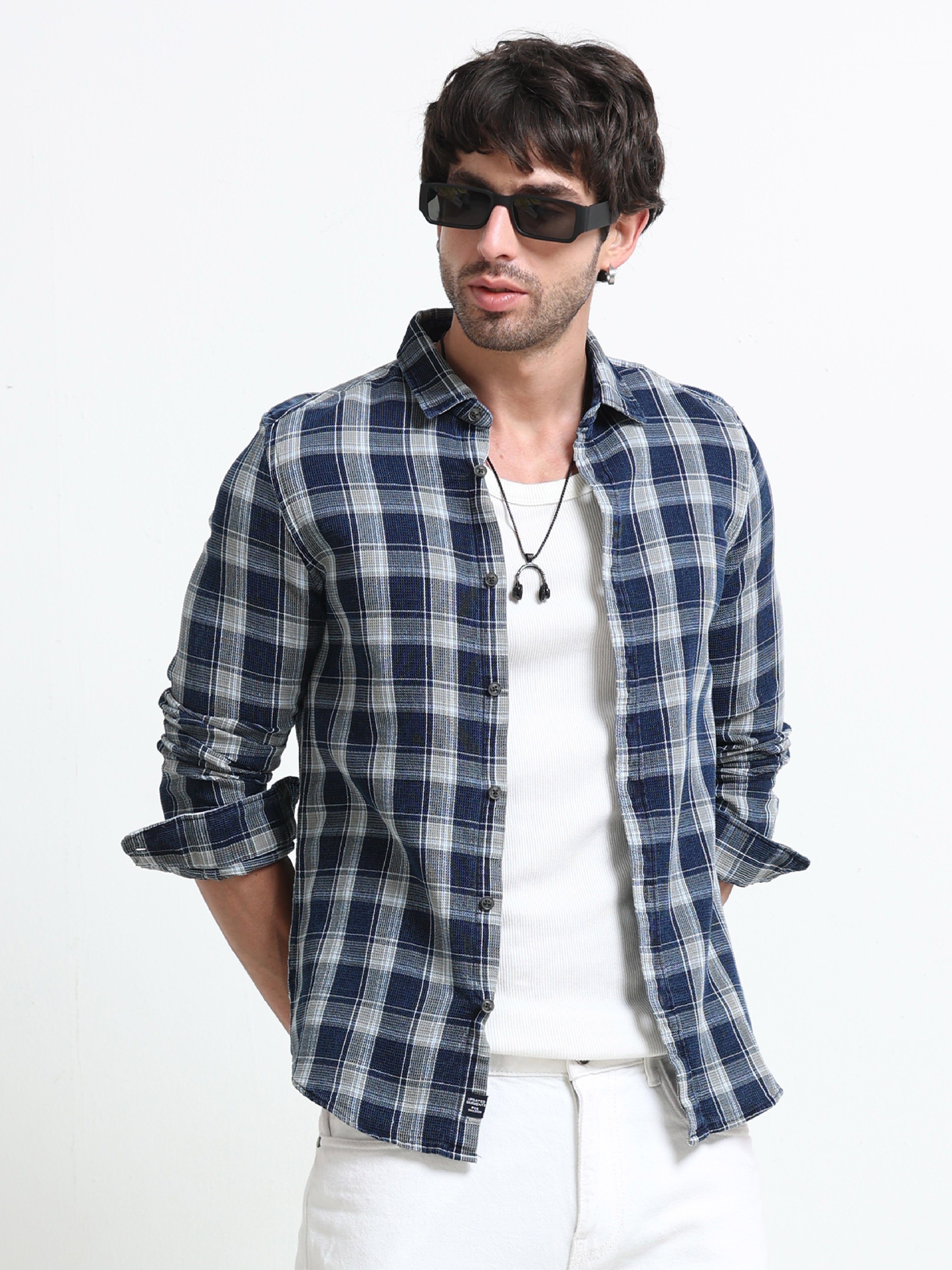 Men Astonish Check Shirt