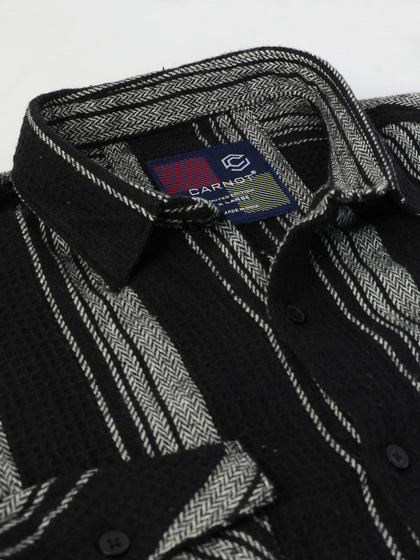 Men Black Casual Shirt