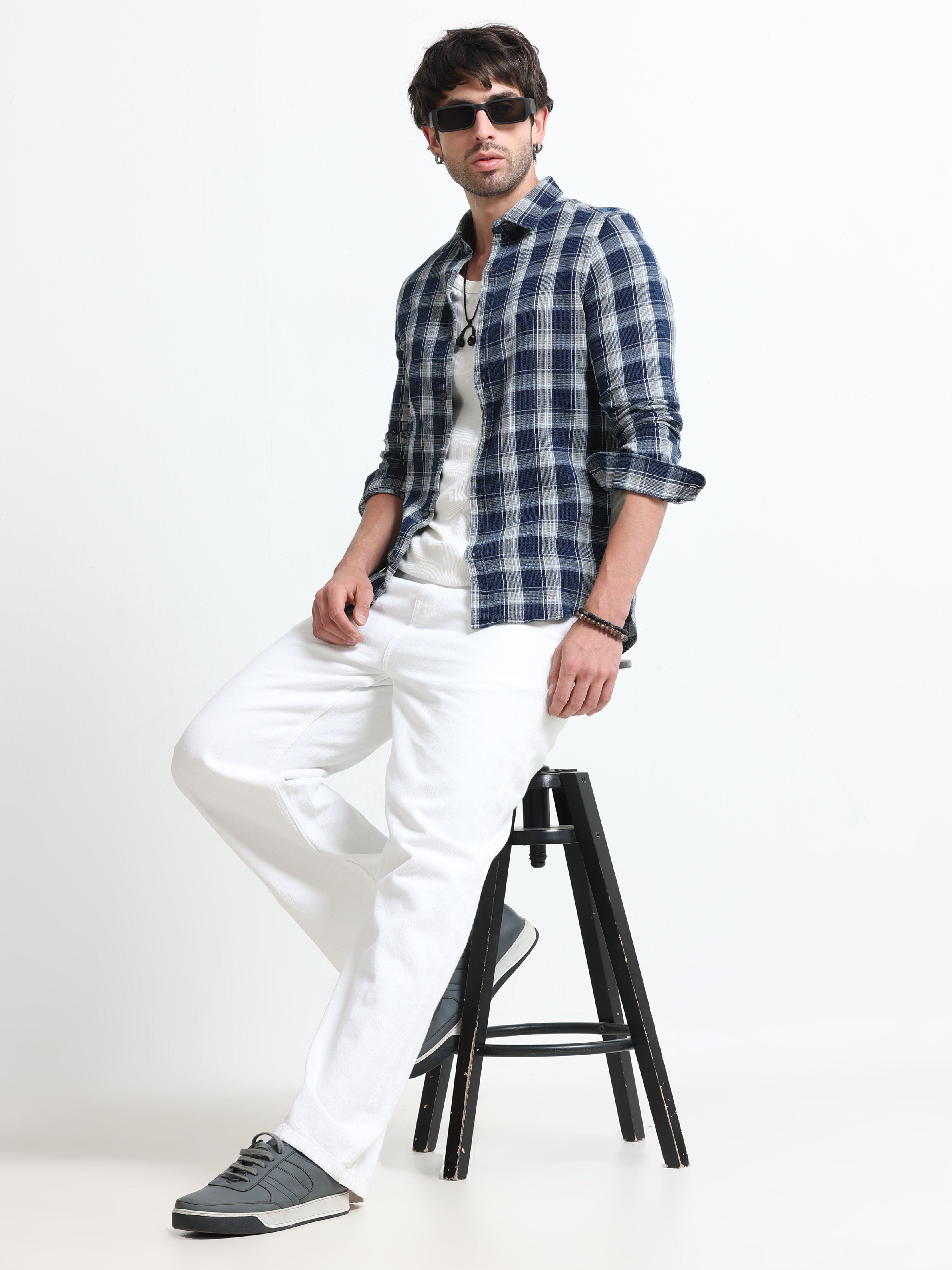 Men Astonish Check Shirt