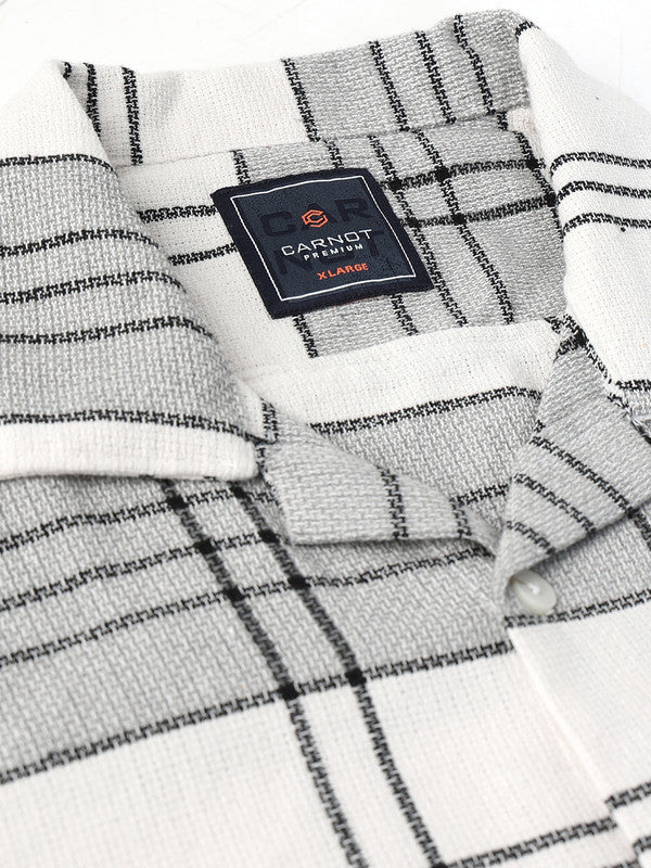 Men Grey Casual Shirt