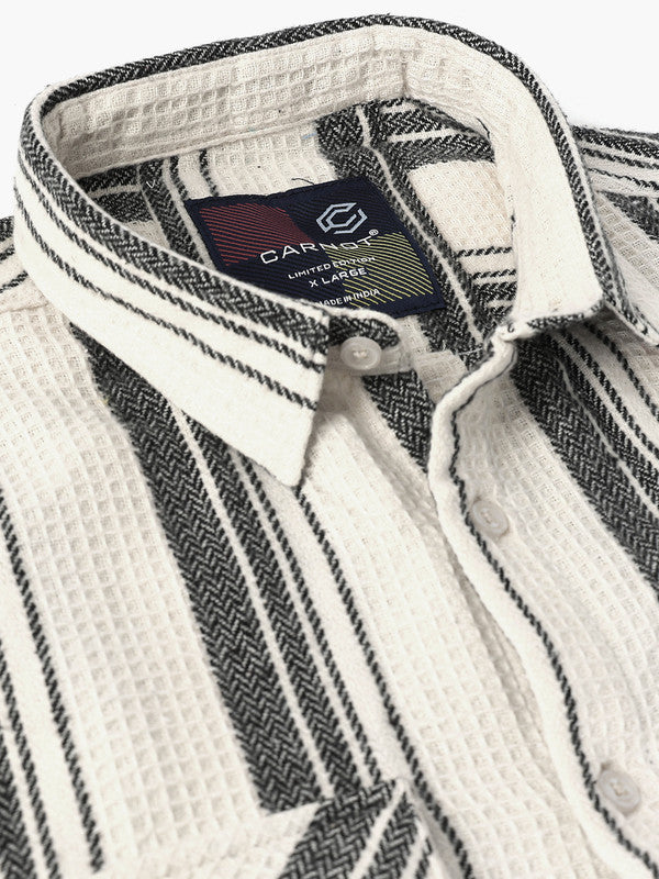 Men White Casual Shirt