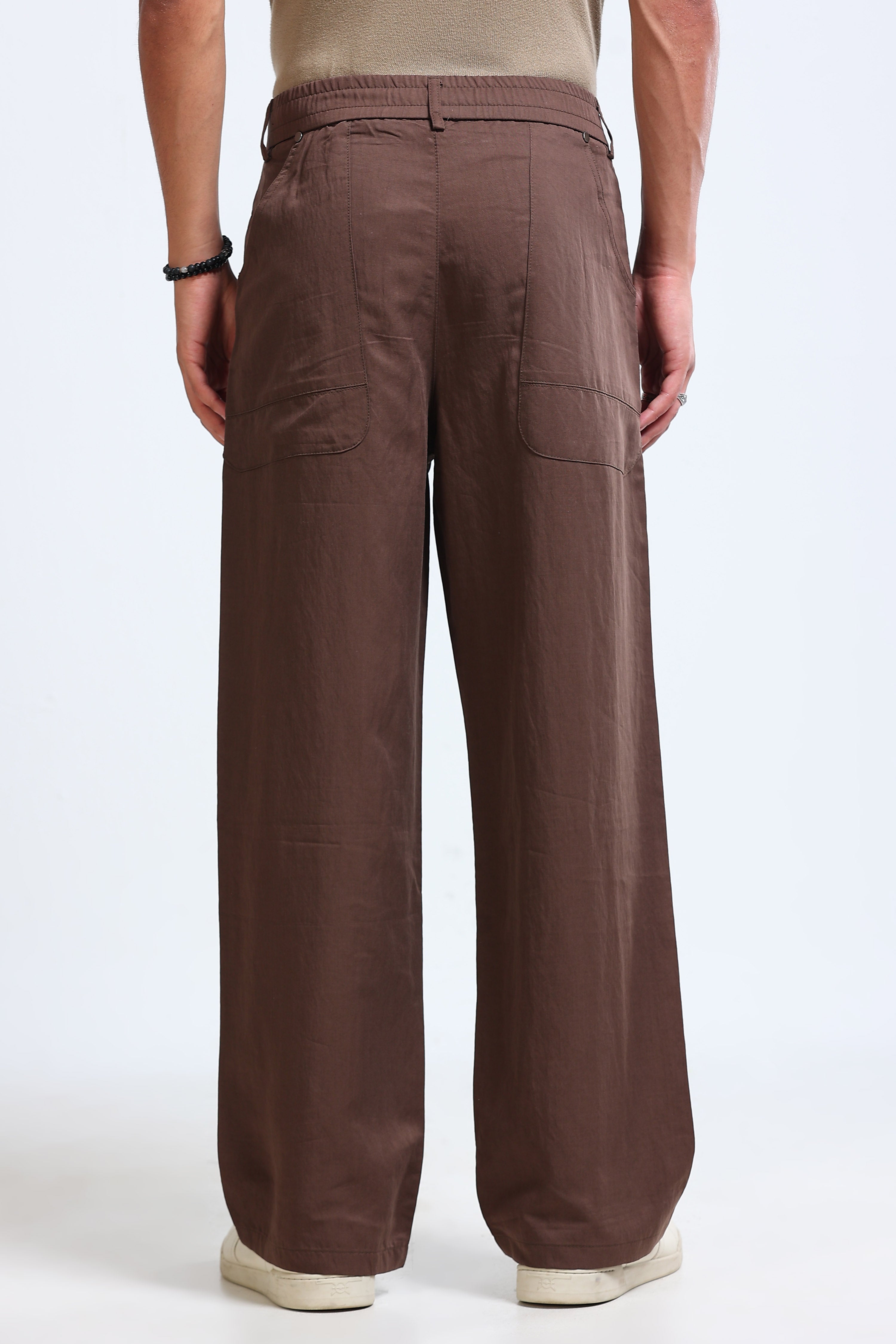 Men Brown Everyday Trousers