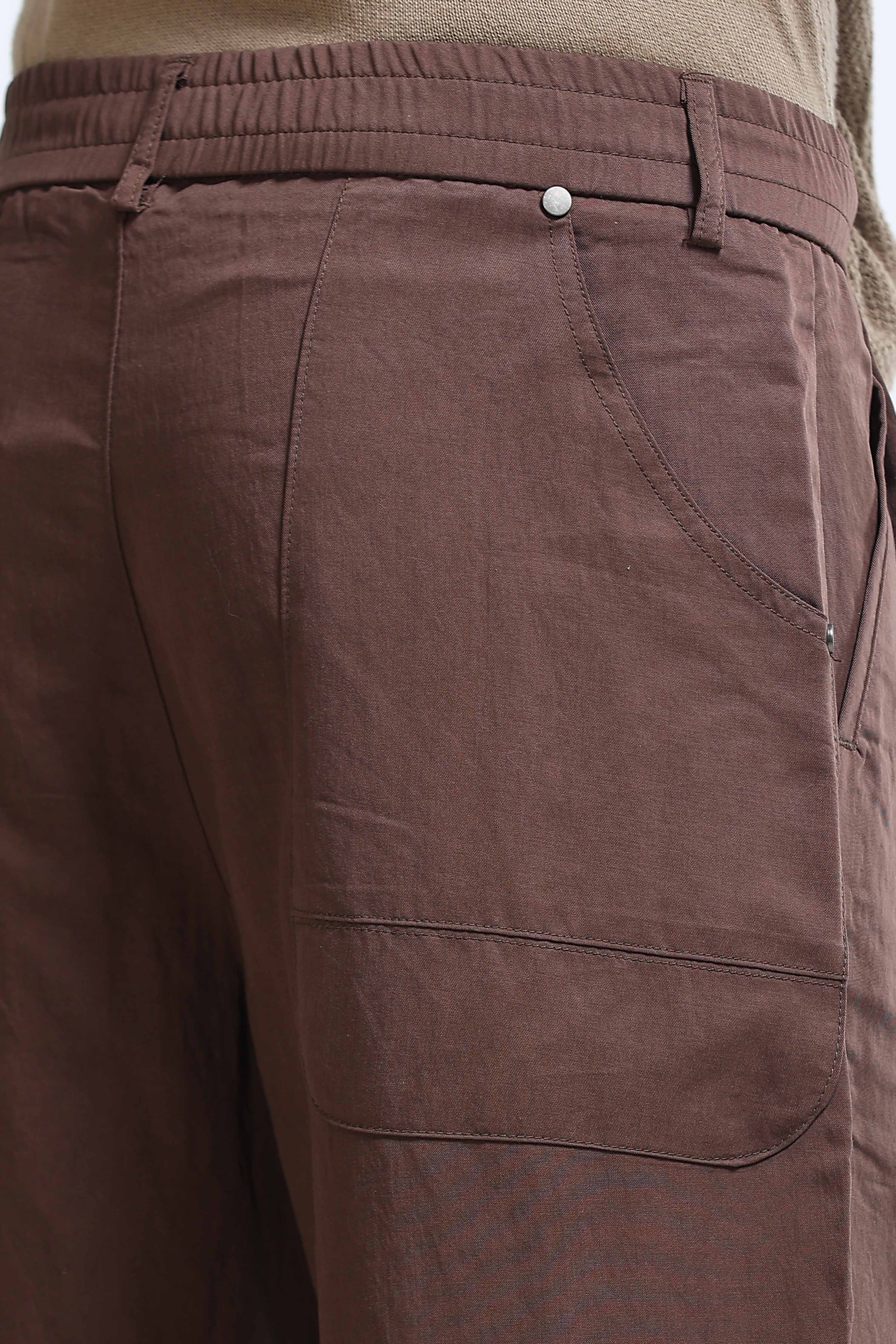 Men Brown Everyday Trousers