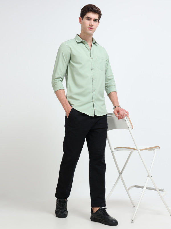 Men Green Casual Shirt