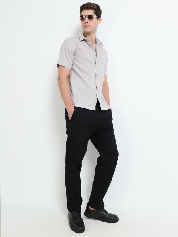 Men Grey Casual Shirt