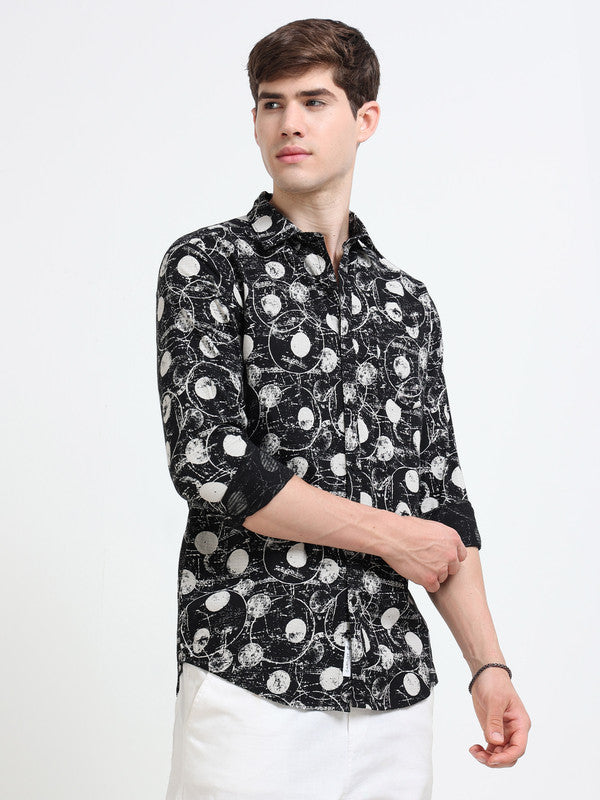Men Black Casual Shirt