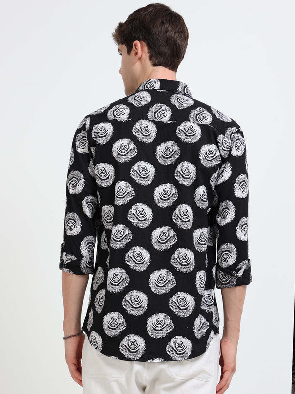 Men Black Casual Shirt