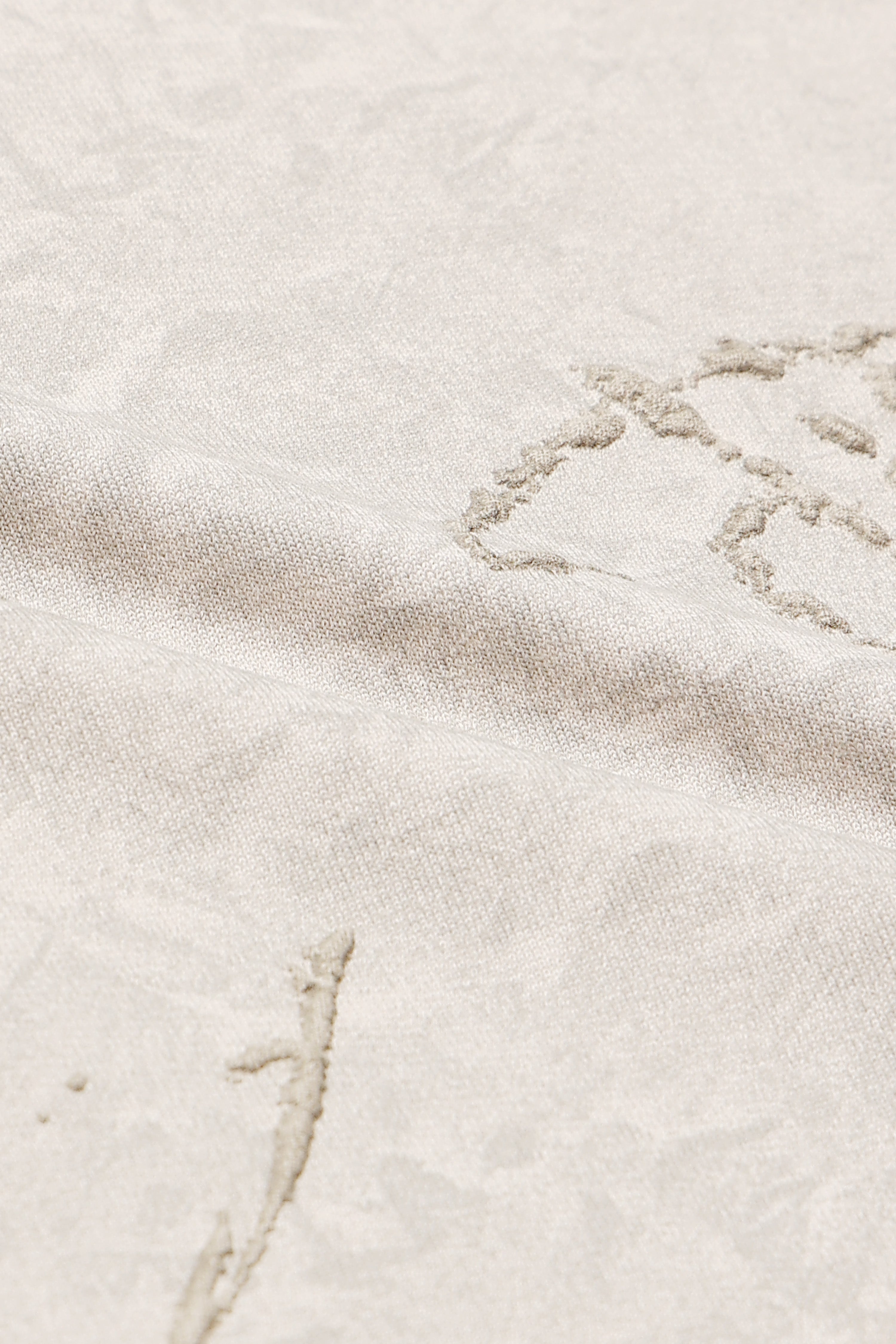 Men Beige Relaxed Fit T-Shirt