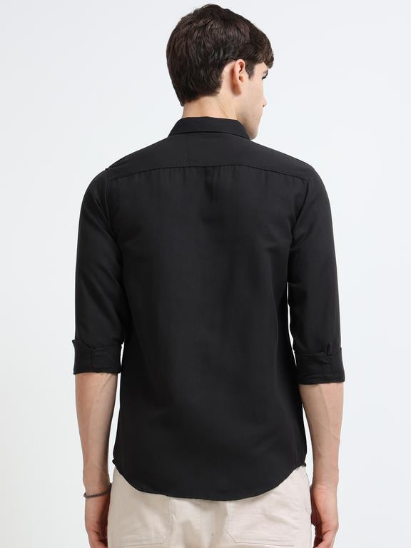 Men Black Casual Shirt