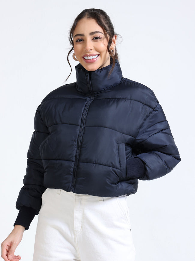 Women Navy Light Weight Jacket