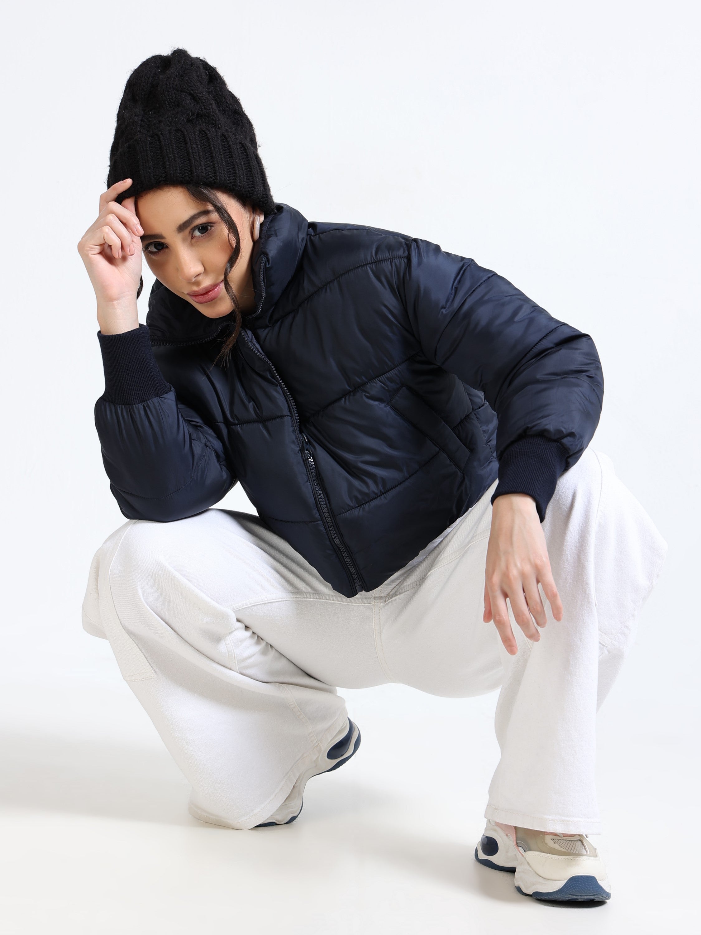 Women Navy Light Weight Jacket