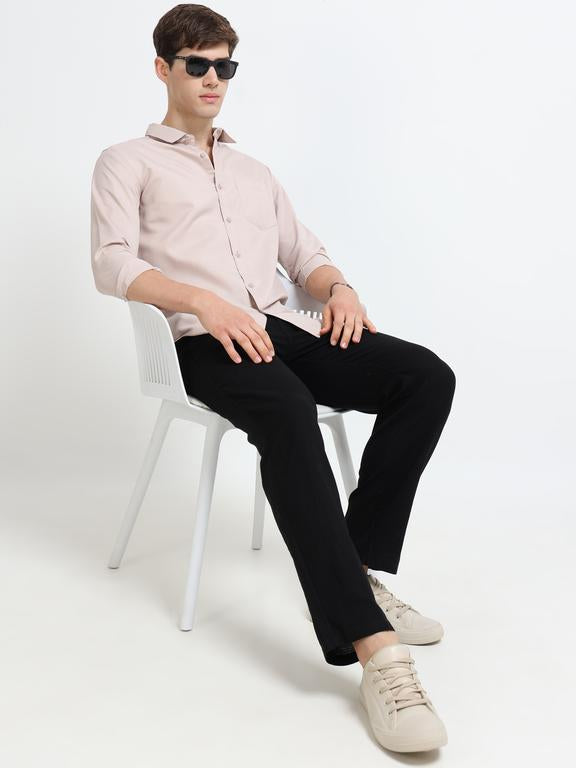 Men Grey Casual Shirt