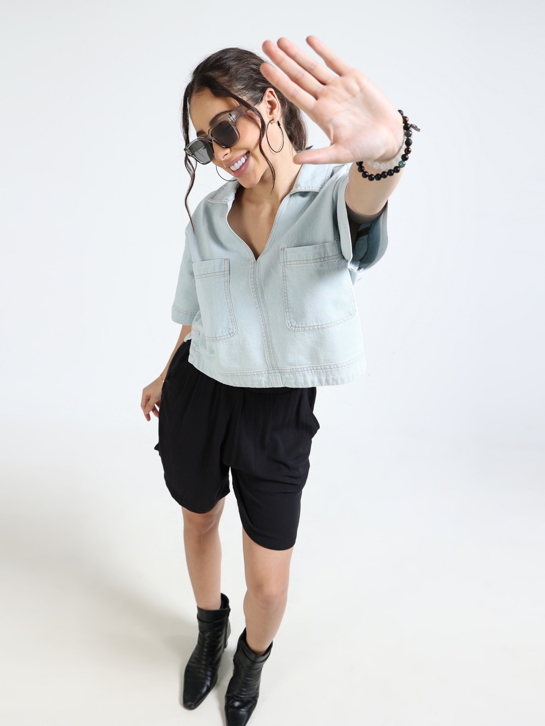 Women Black Comfort Shorts