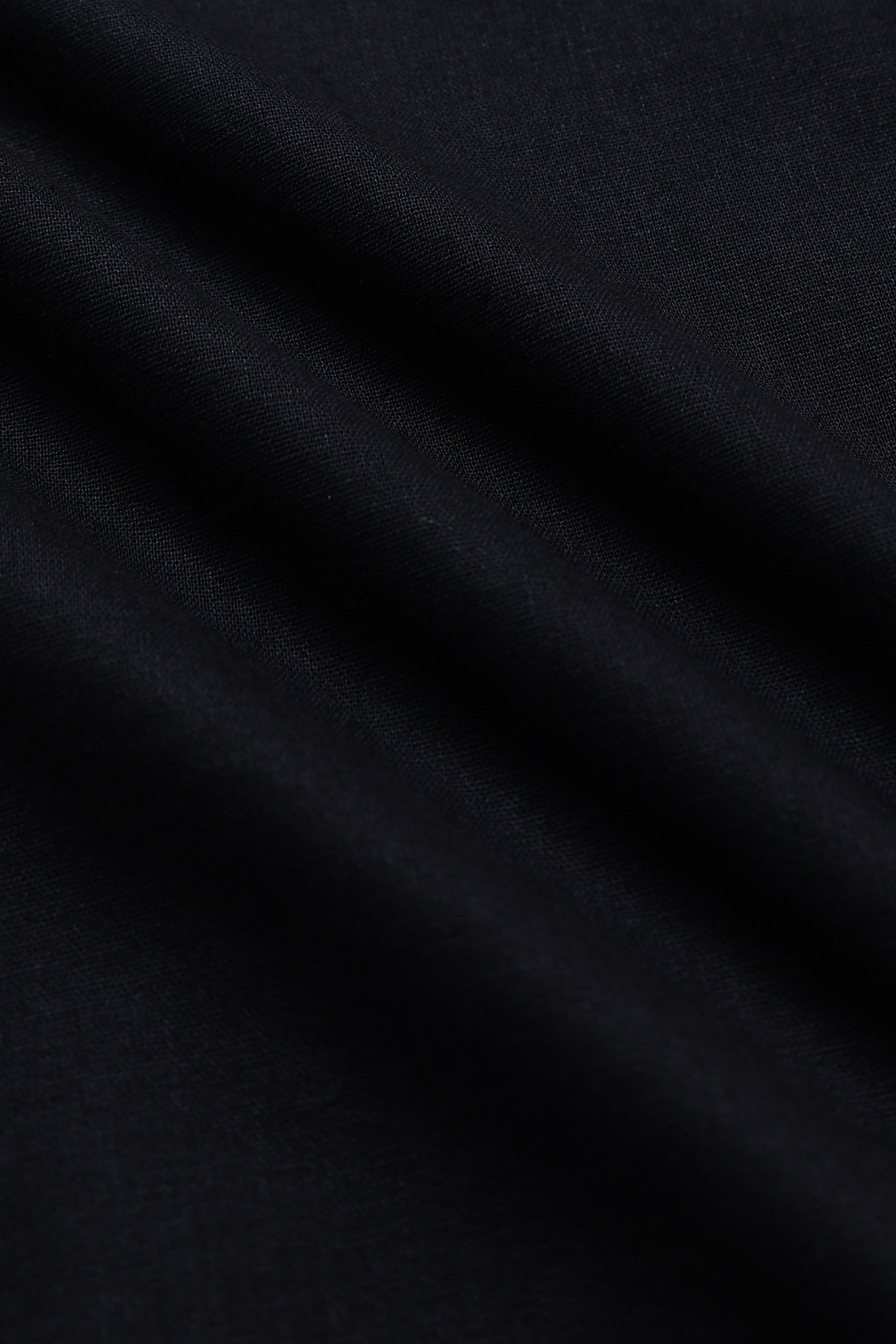 Men Black Button-Down Shirt