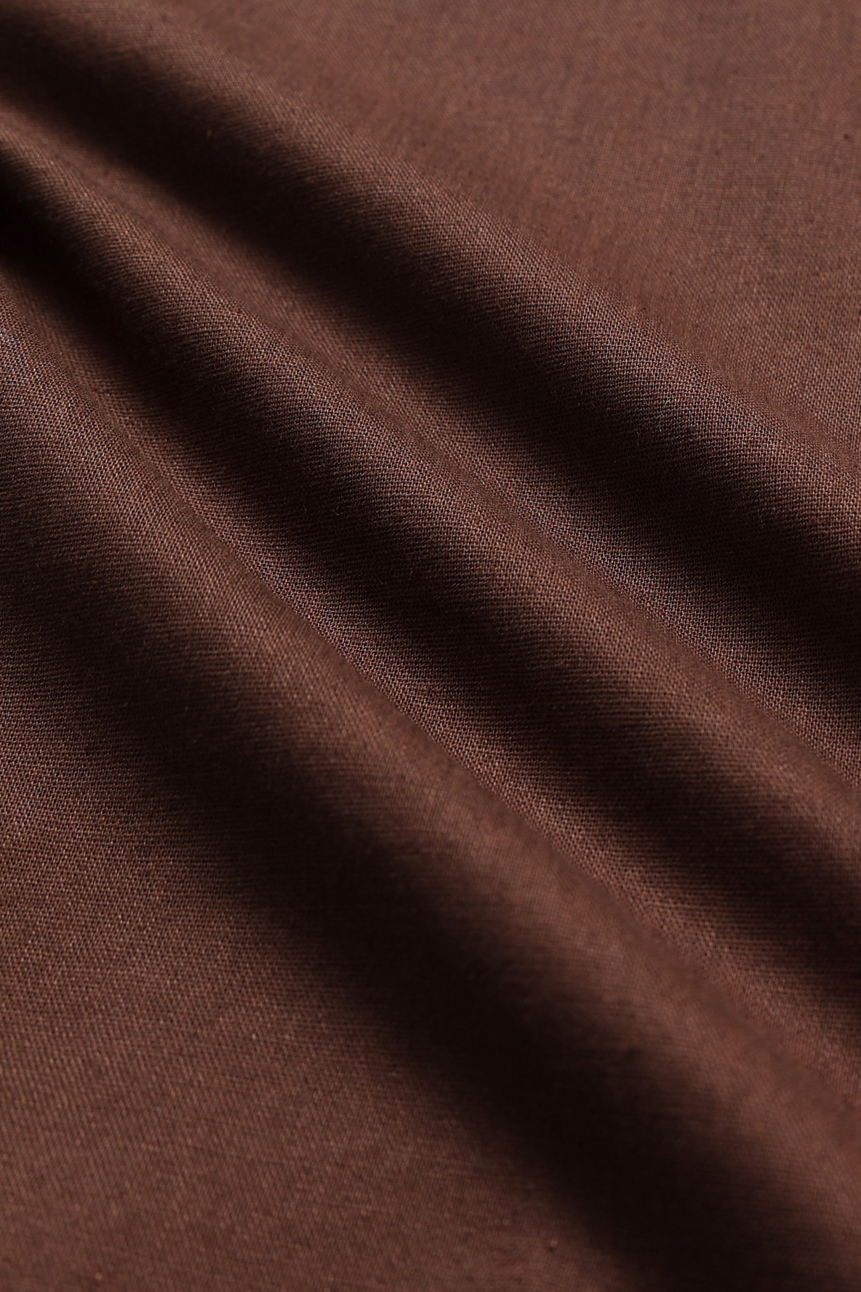 Men Brown Button-Down Shirt