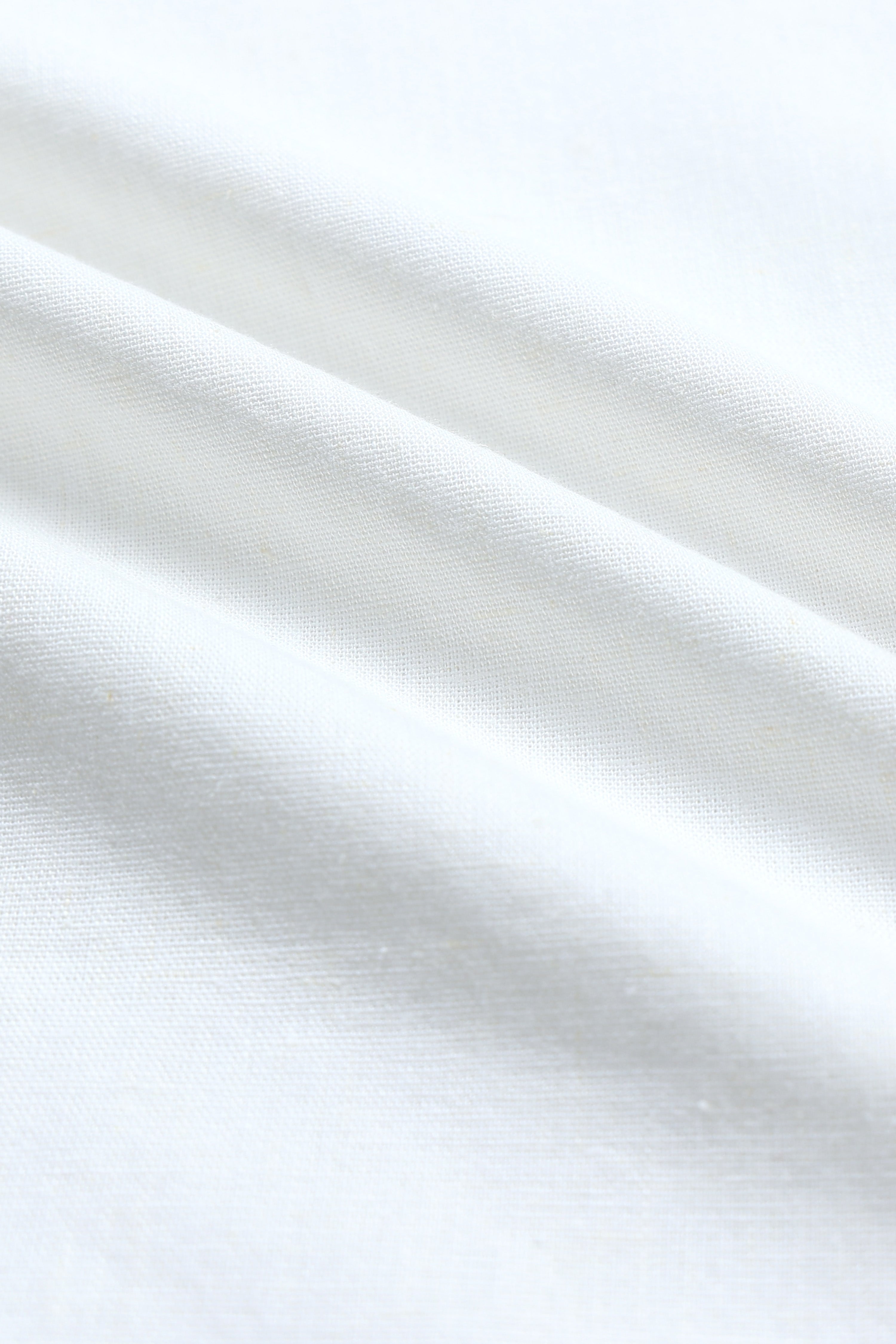 Men White Button-Down Shirt