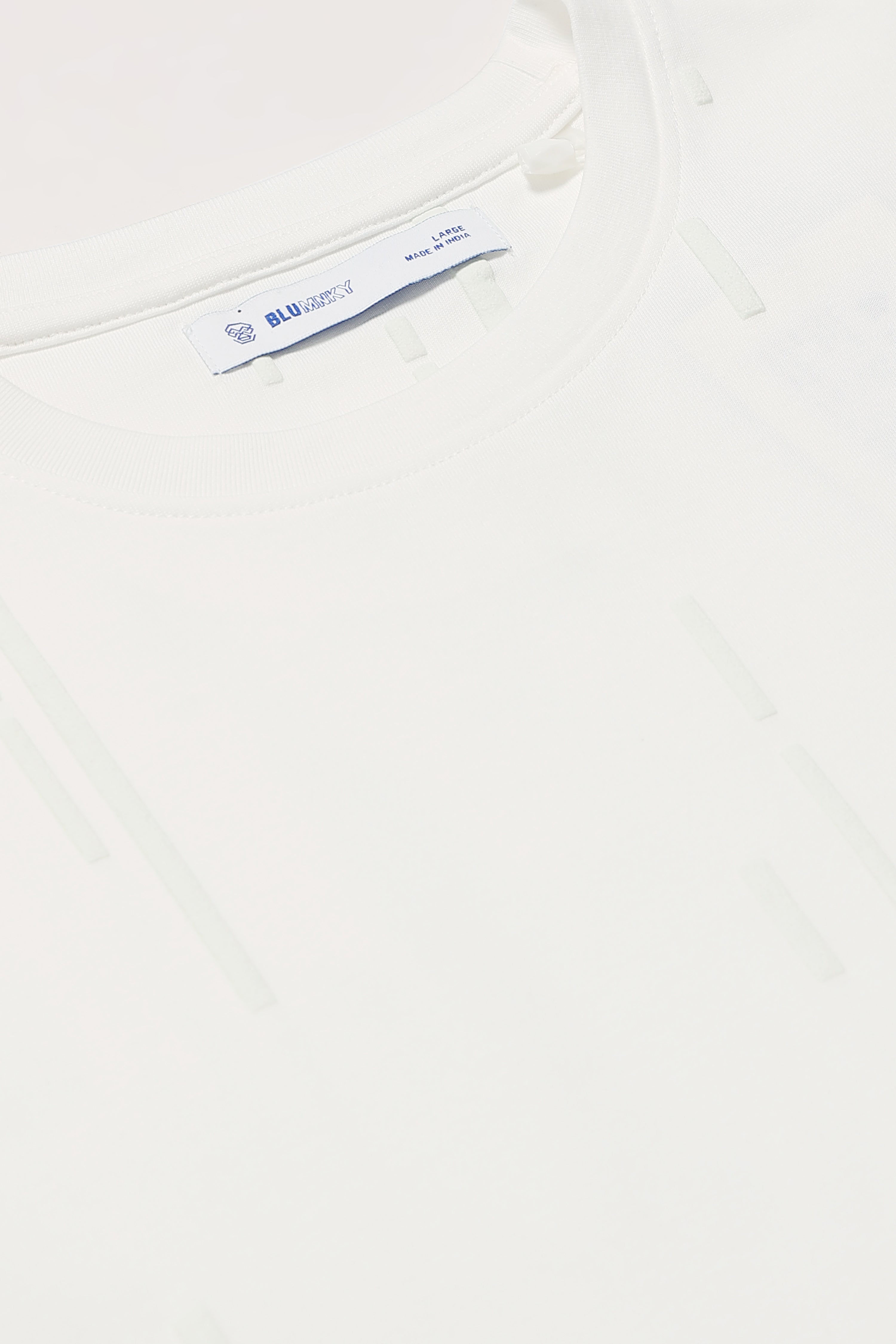 Men Off White Premium Abstract Line T-Shirt