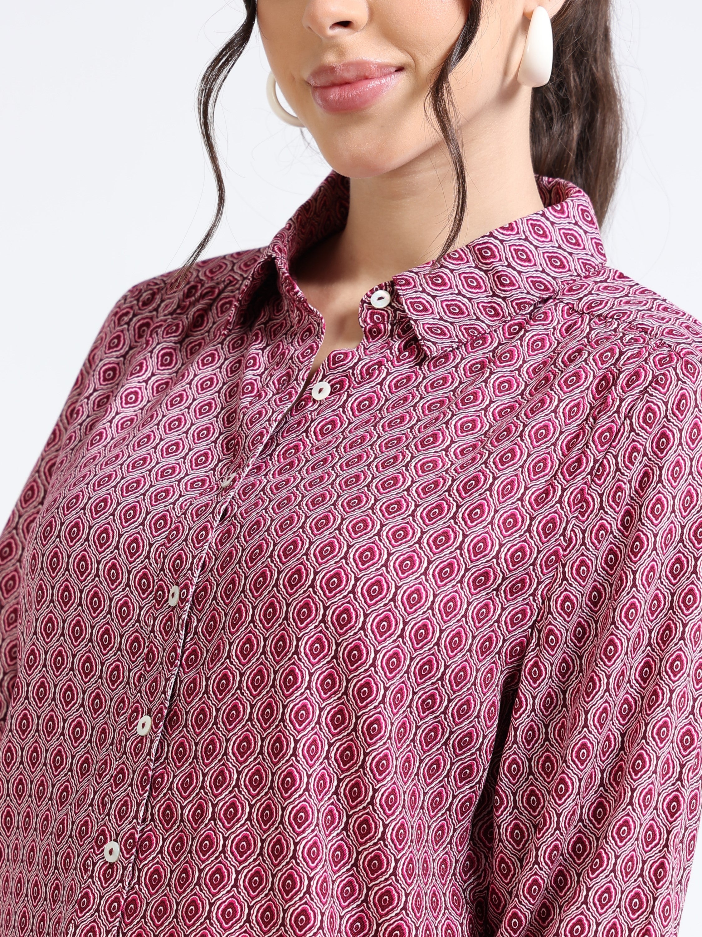 Women Printed Regular Fit Shirt