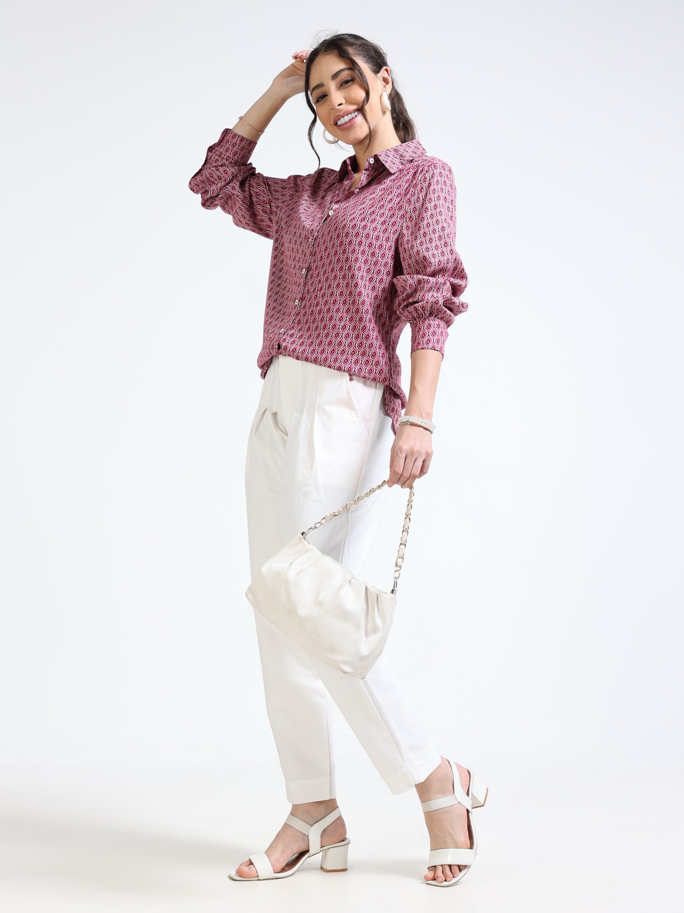 Women Printed Regular Fit Shirt