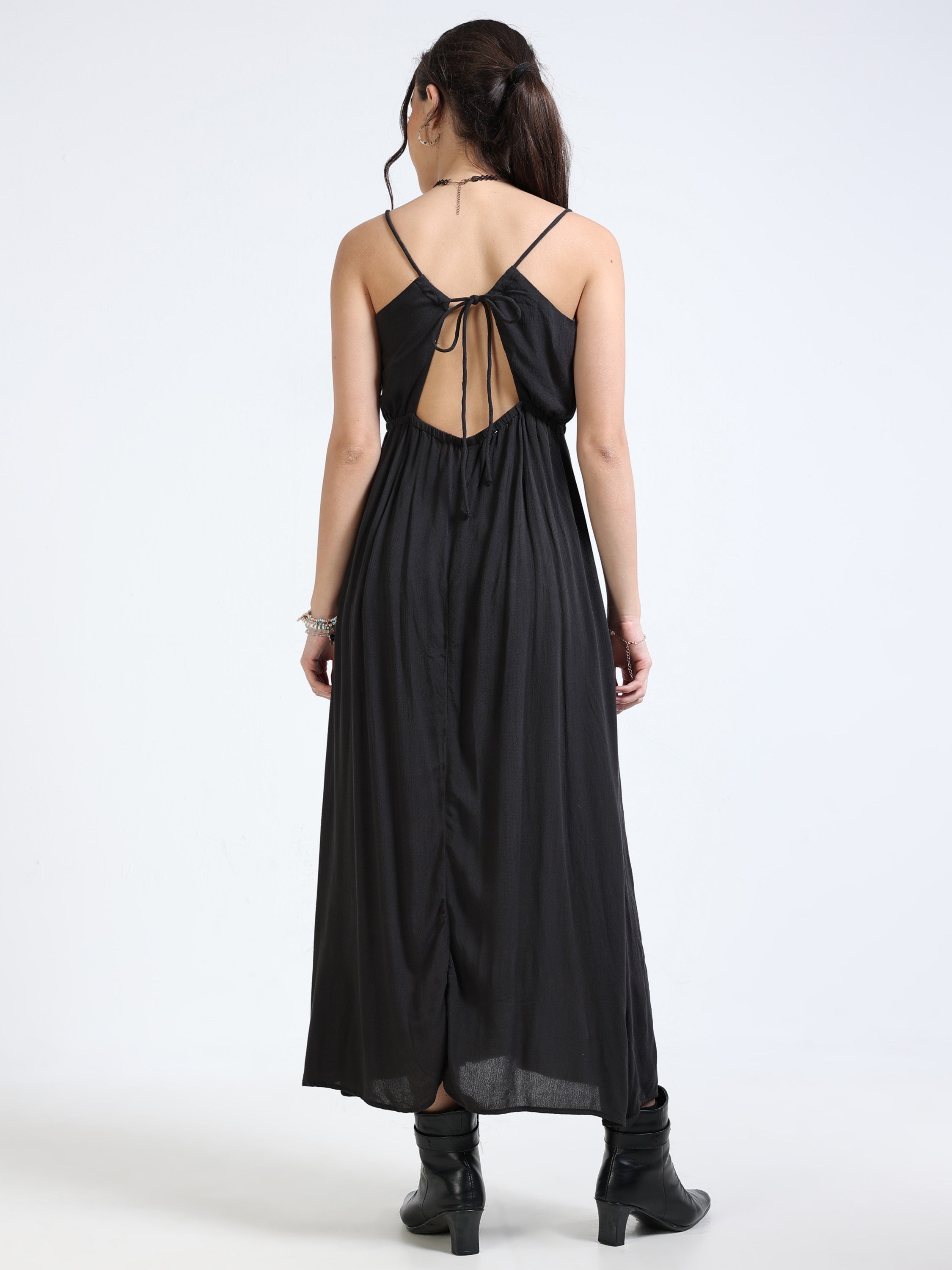 Women Black Maxi Dress