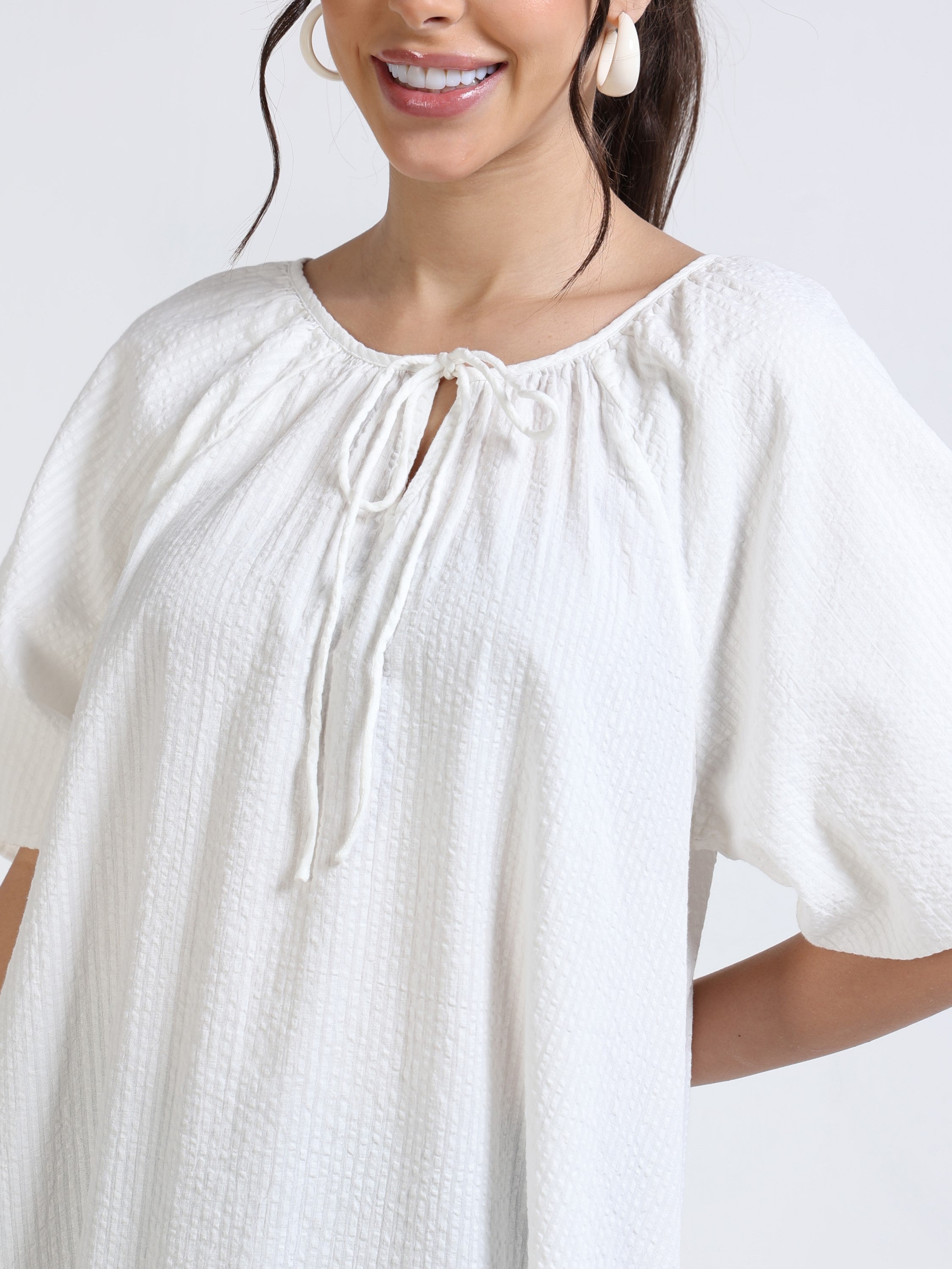 Women Self Design Midi Dress