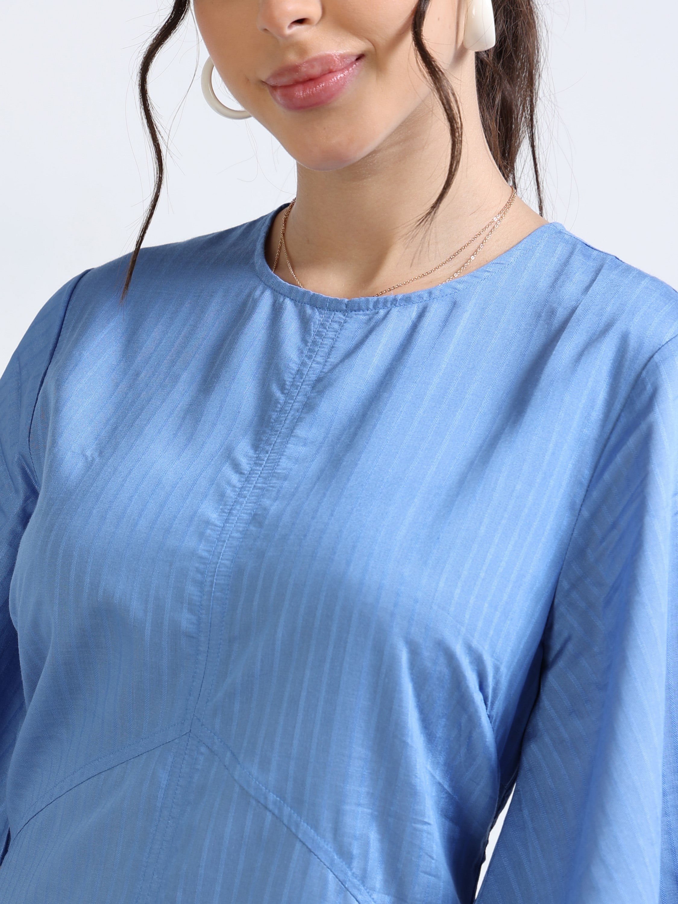 Women Bell Sleeve Maxi Dress