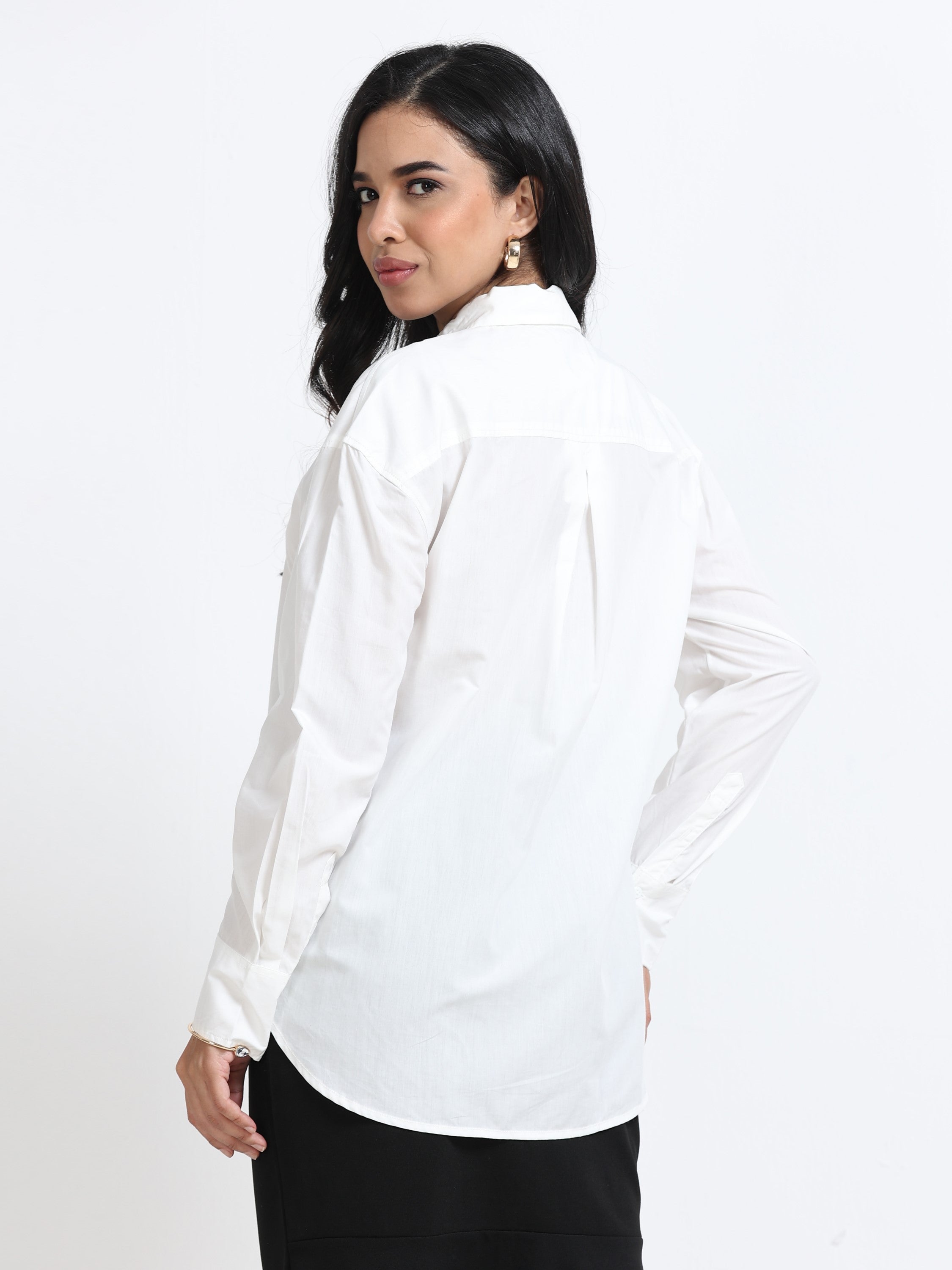 Women White Regular Fit Shirt