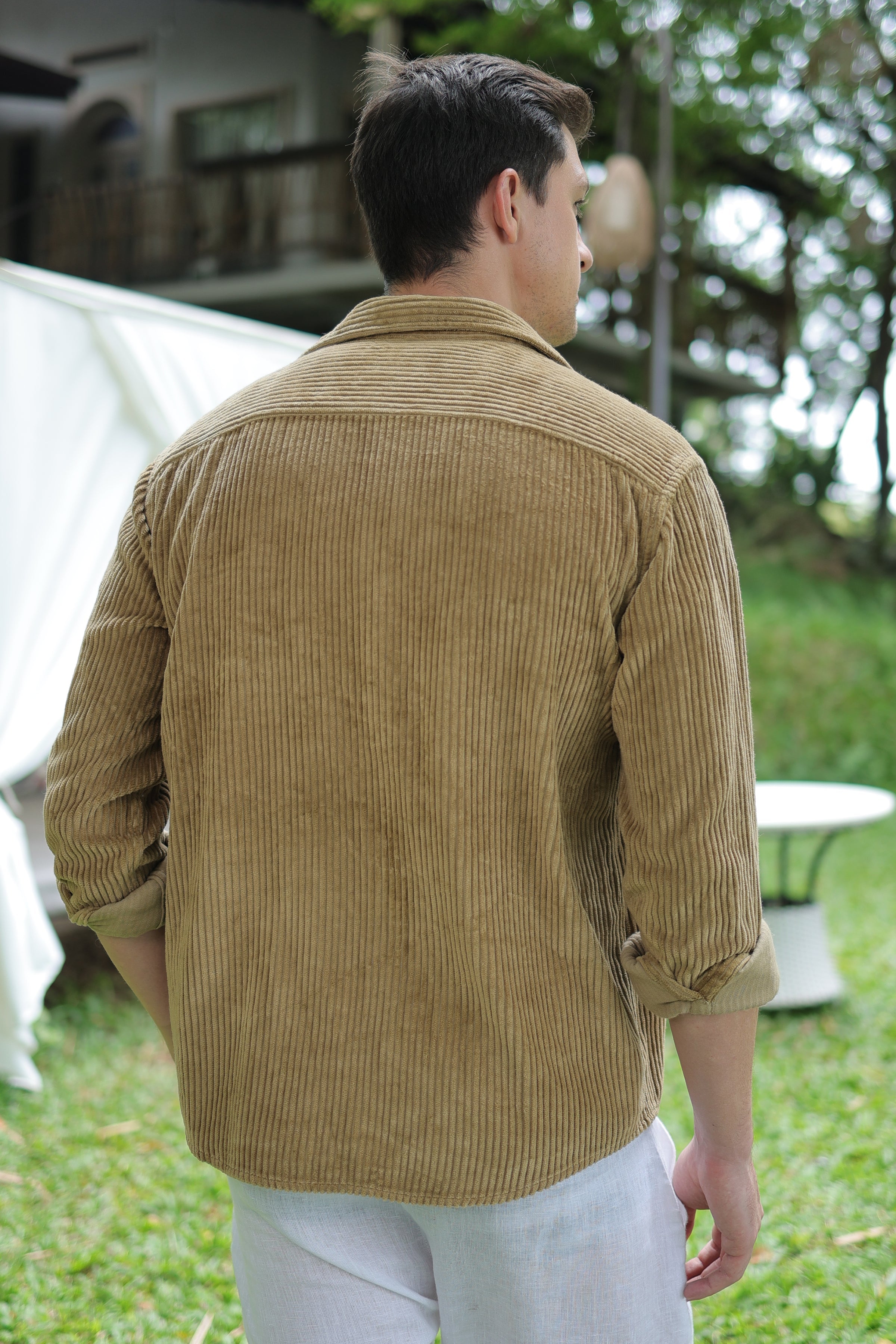Men Nicholas Corduroy Shirt Mustard Style