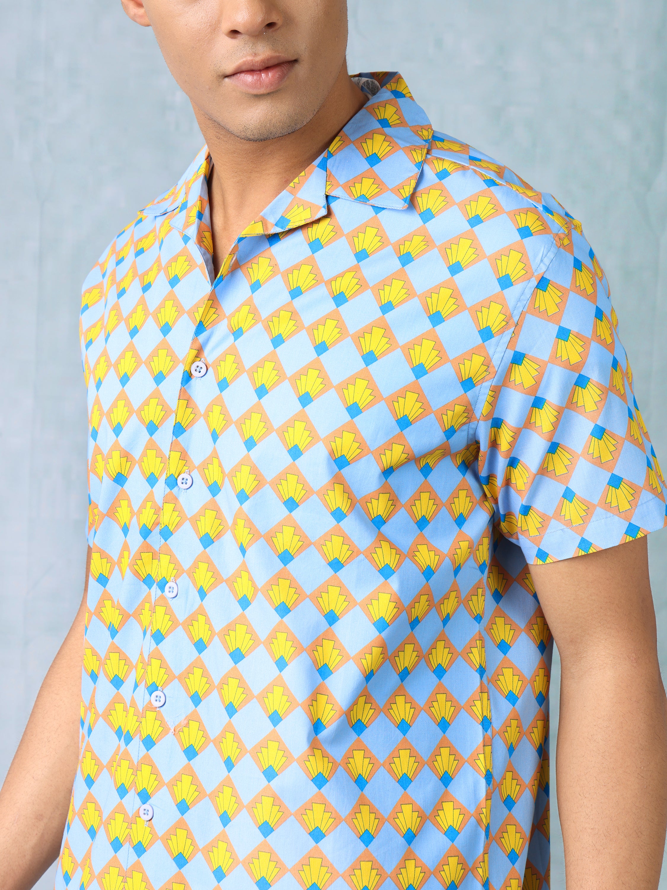 Men Printed Relaxed Fit Shirt