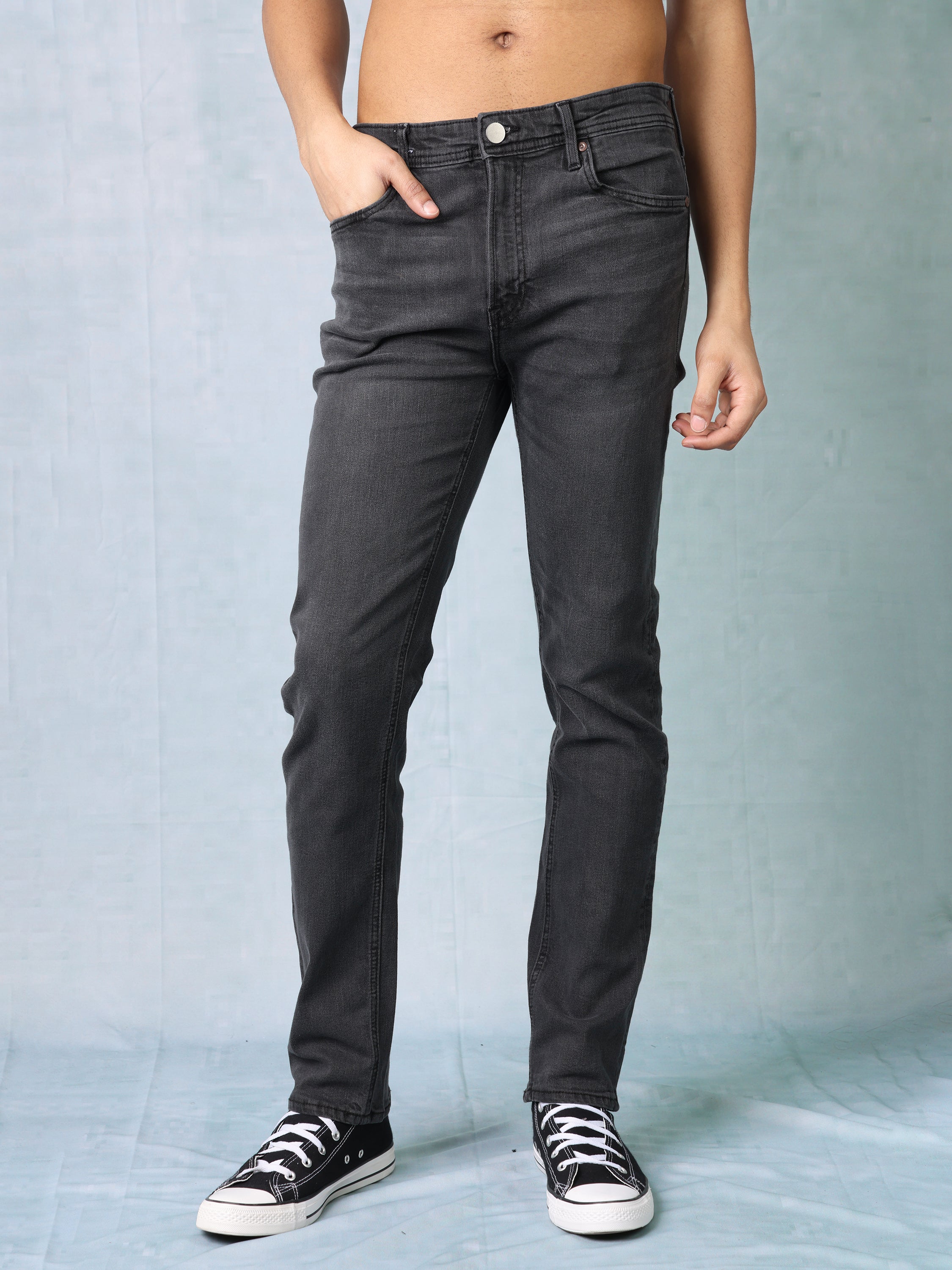 Men Black Slim Fit Jeans