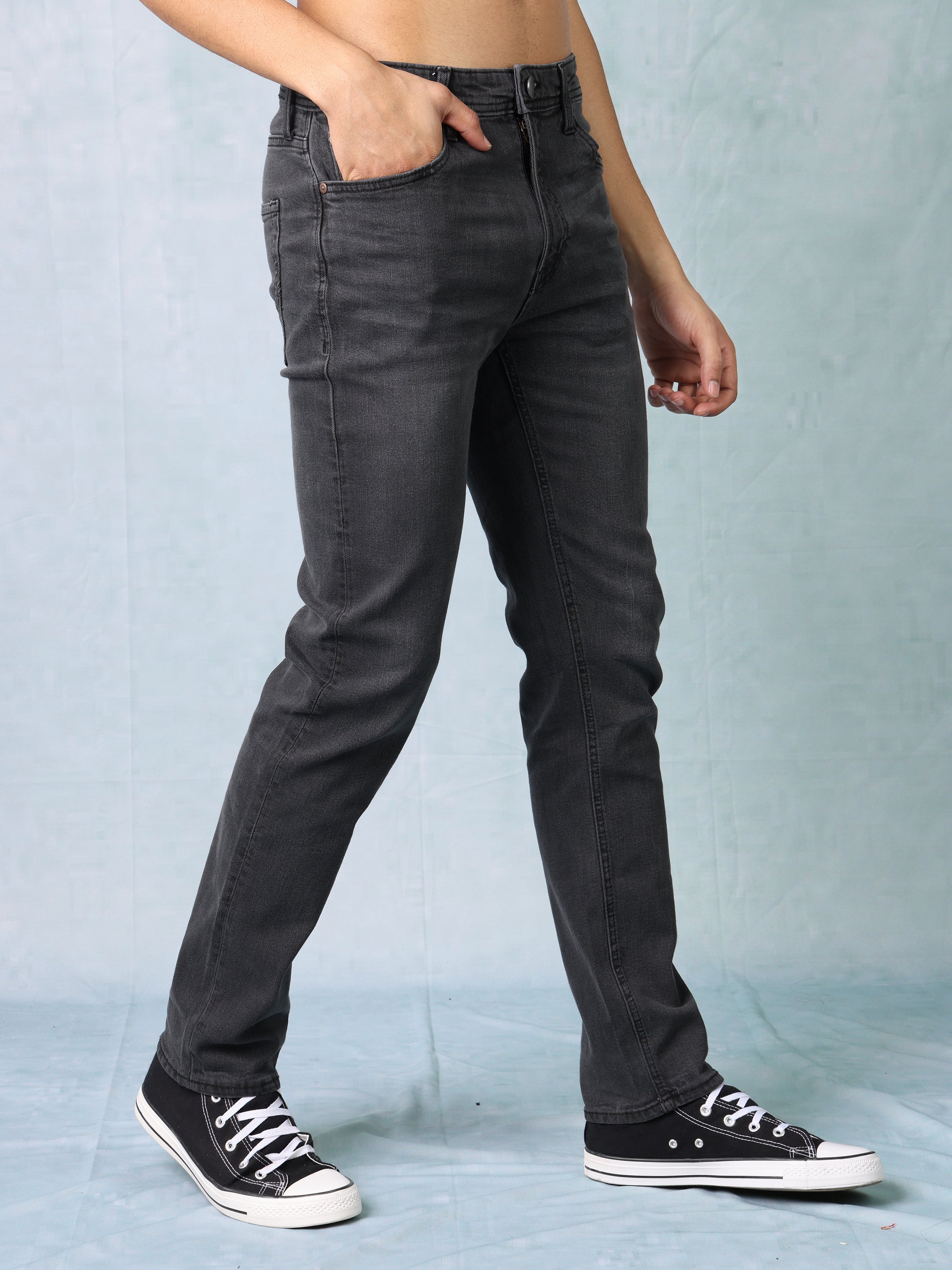 Men Black Slim Fit Jeans