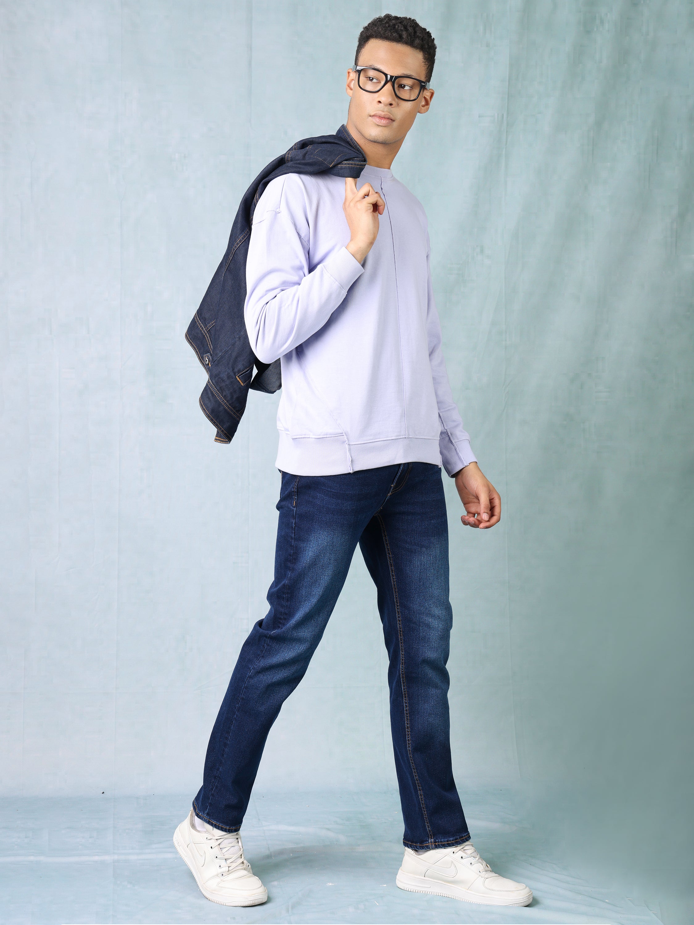 Men Blue Slim Fit Mid Rise Jeans